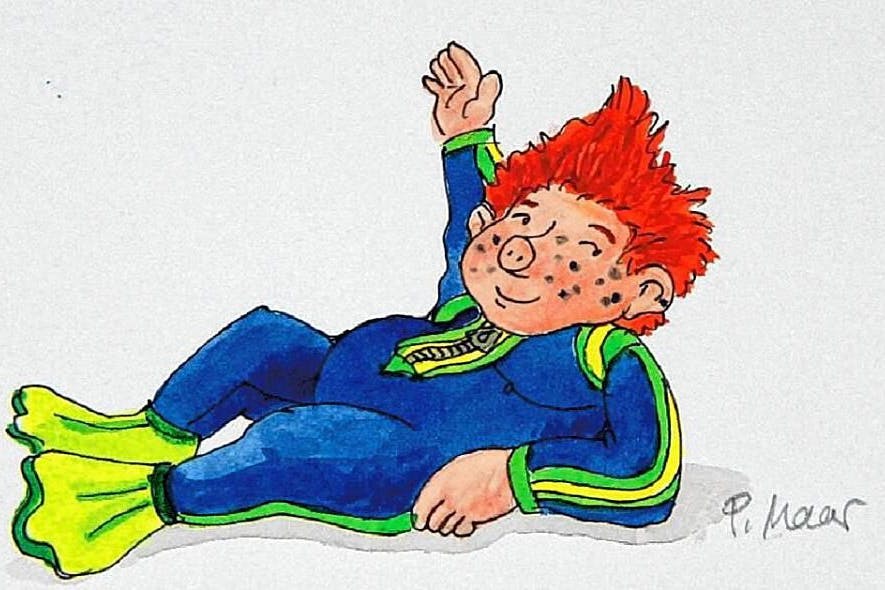 Das Sams, gezeichnet von seinem Schöpfer Paul Maar