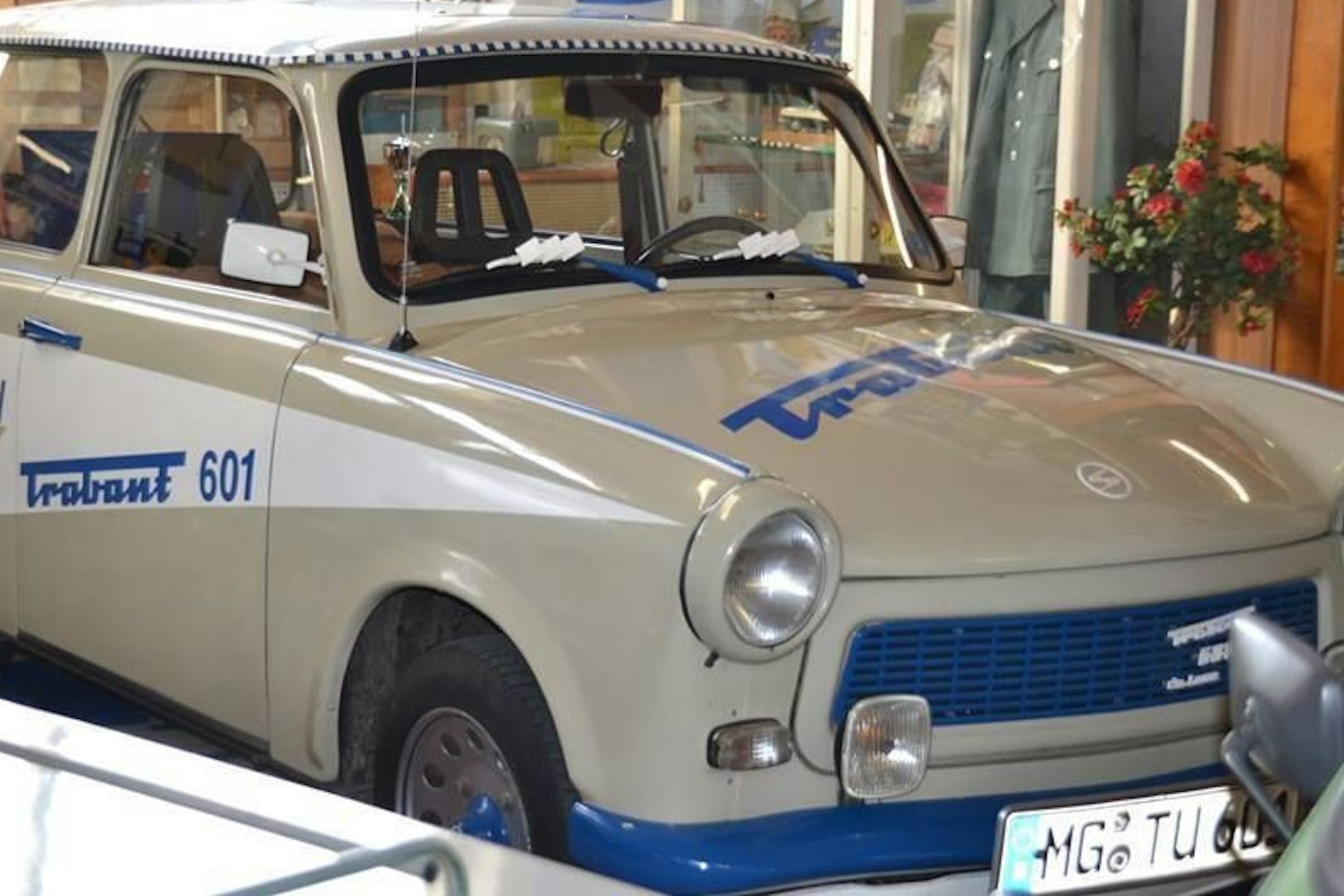 Mit einem Trabant fing die Sammelleidenschaft des Inhabers im DDR-Museum Döberitz an. 