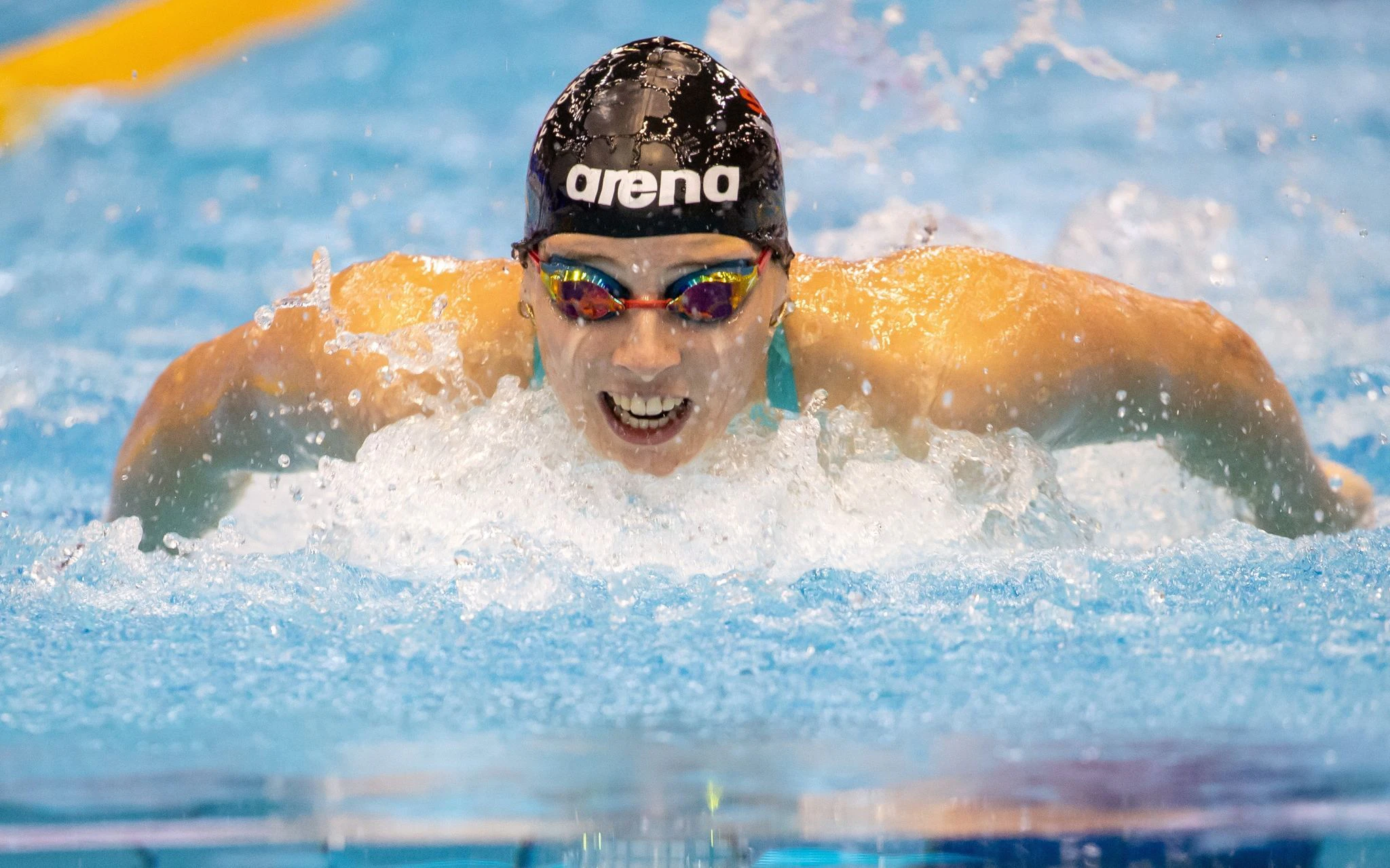 Angelina Köhler hat bei der Schwimm-WM einen deutschen Rekord über 100 Meter Schmetterling erzielt.  