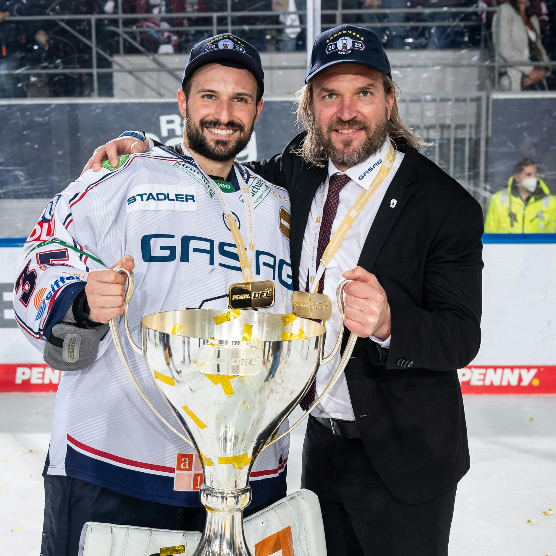 Deutscher Meister 2022: Mathias Niederberger und Sebastian Elwing.