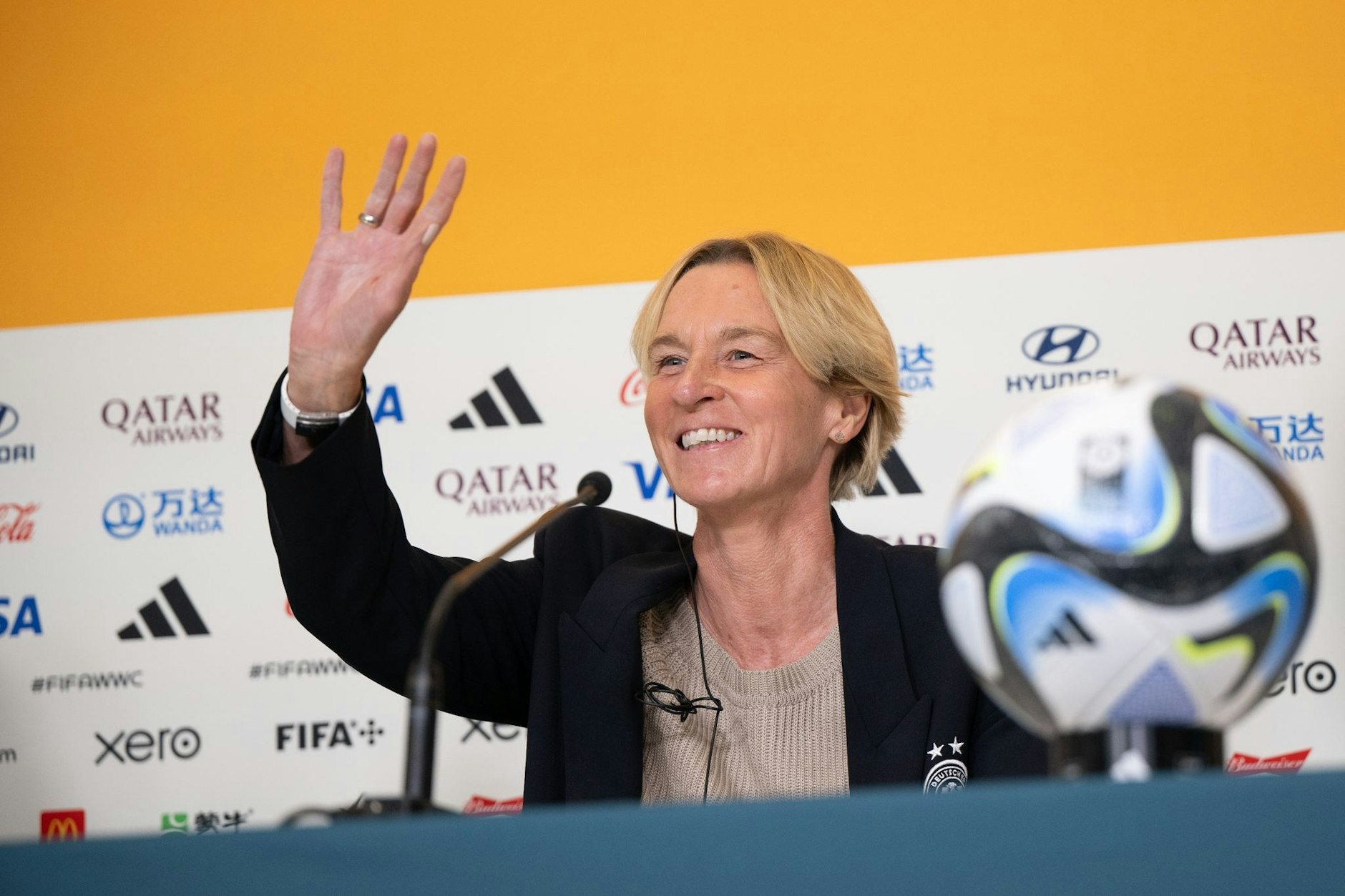 Startet mit den DFB-Frauen in die WM: Bundestrainerin Martina Voss-Tecklenburg.  