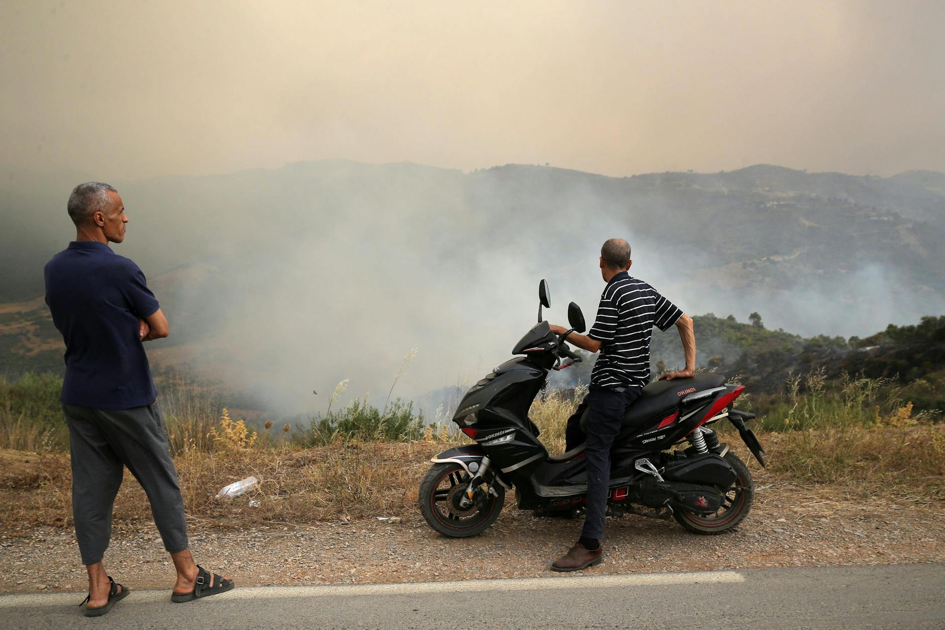 In Algerien starben während der Waldbrände über 20 Menschen.