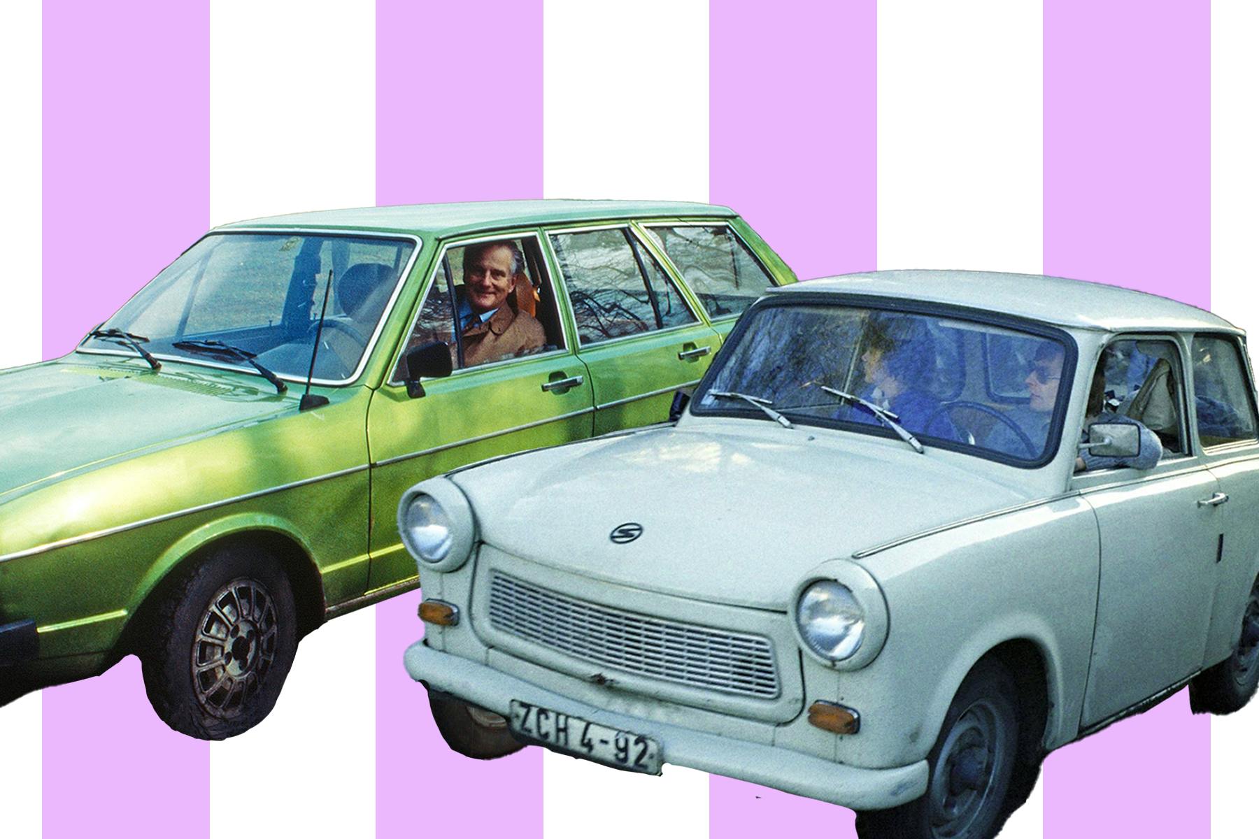 Ost-Auto begegnet West-Auto. Und manchmal kommt es zum Eklat.