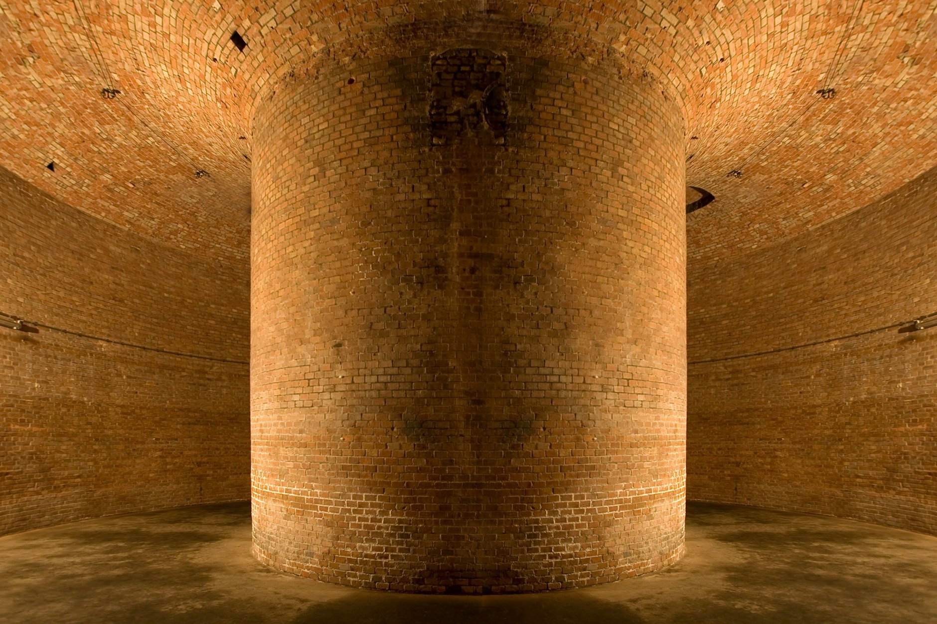 Großer Wasserspeicher unter dem Wasserturm in Prenzlauer Berg