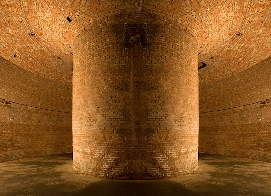 Großer Wasserspeicher unter dem Wasserturm in Prenzlauer Berg