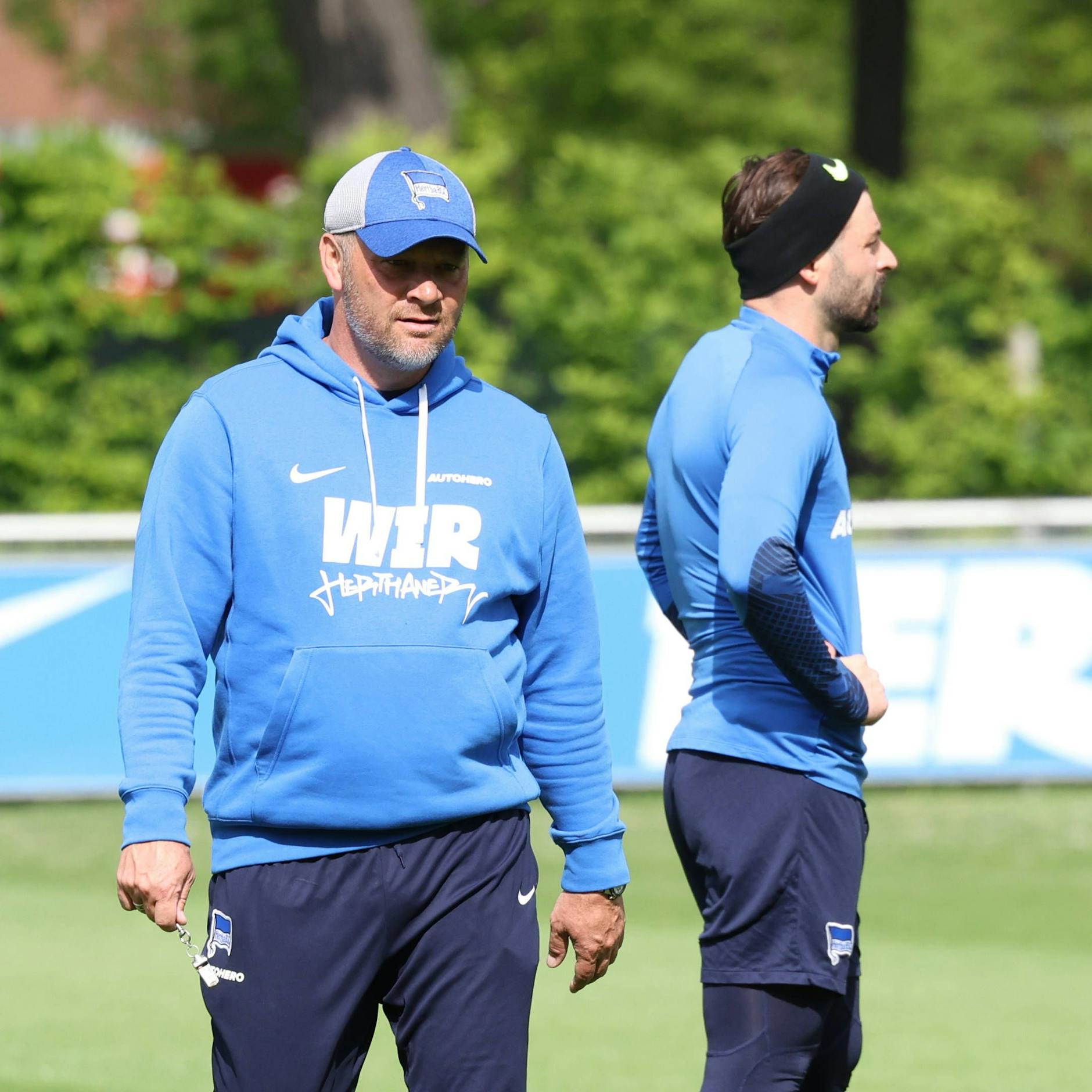 Herthas Trainer Pal Dardai und Marvin Plattenhardt, beide gehen jetzt getrennte Wege.