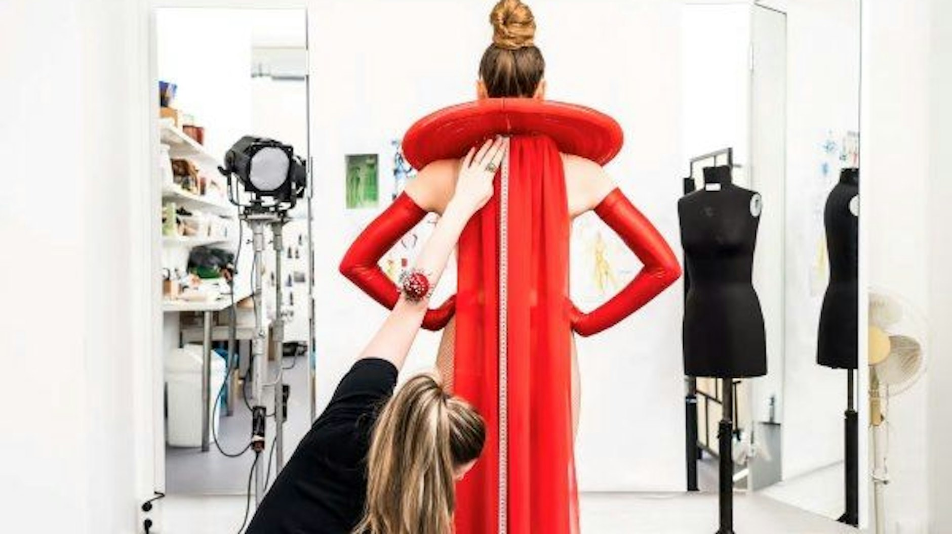 Maßarbeit im Atelier.