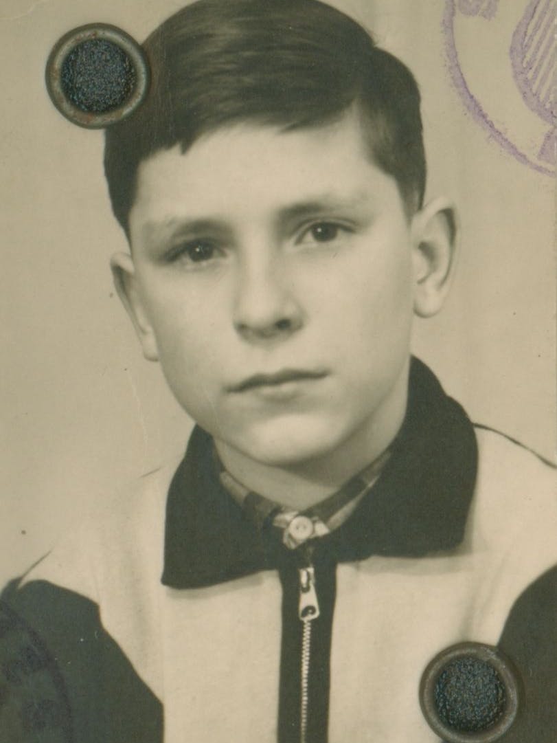 Michael Synowzik als 13-jähriger Junge in Berlin