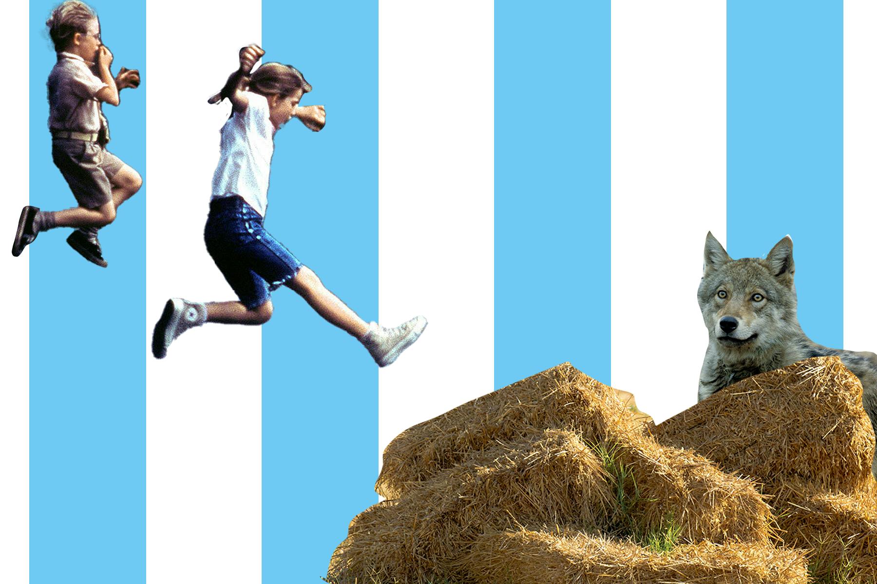 Ein bisschen Stroh piekst, viel Stroh kann weich wie eine Sprungmatte sein.