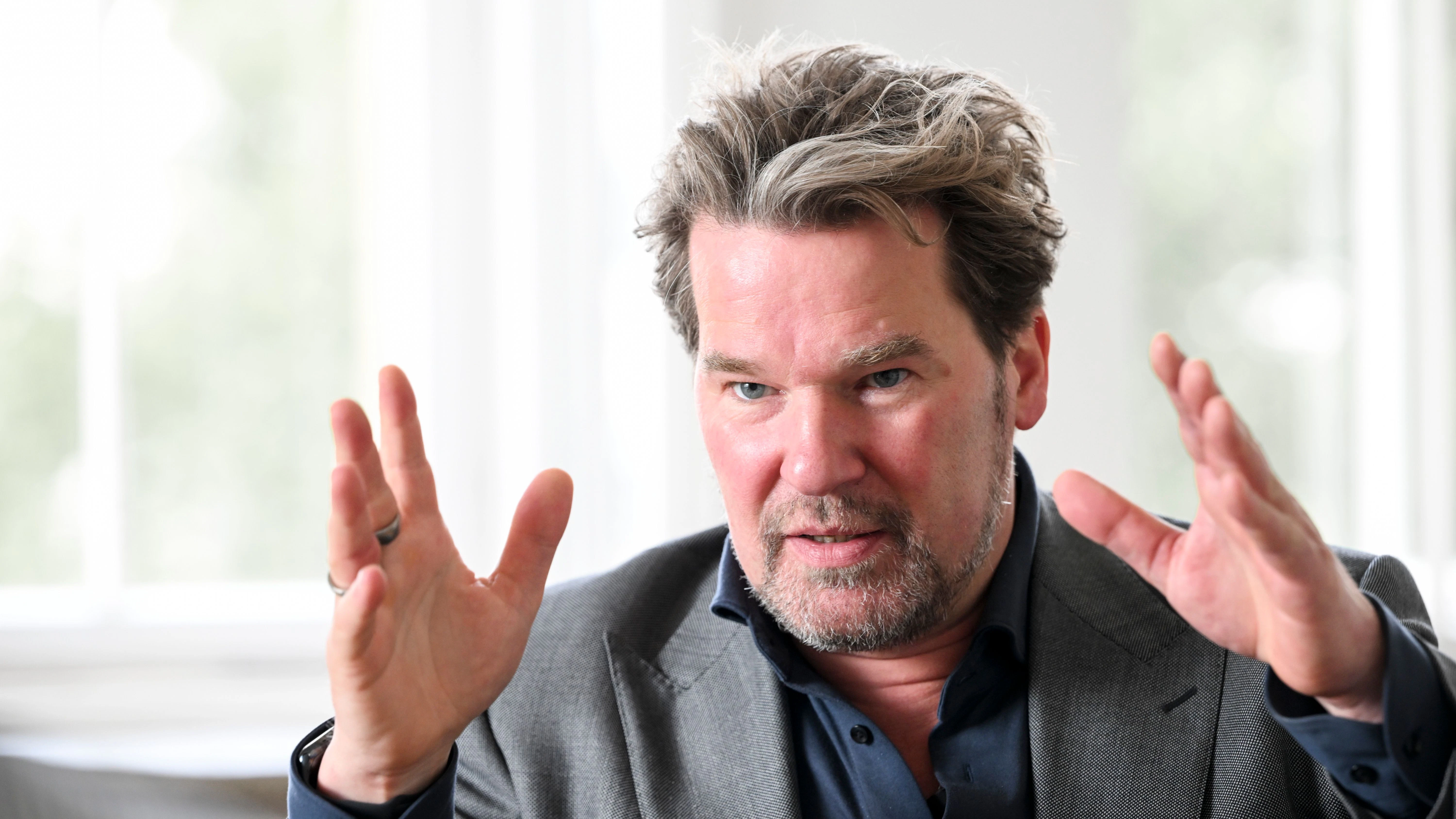 Dirk Stettner (CDU), Fraktionsvorsitzender im Berliner Abgeordnetenhaus, stellte jetzt seine Tempo-50-Pläne vor.