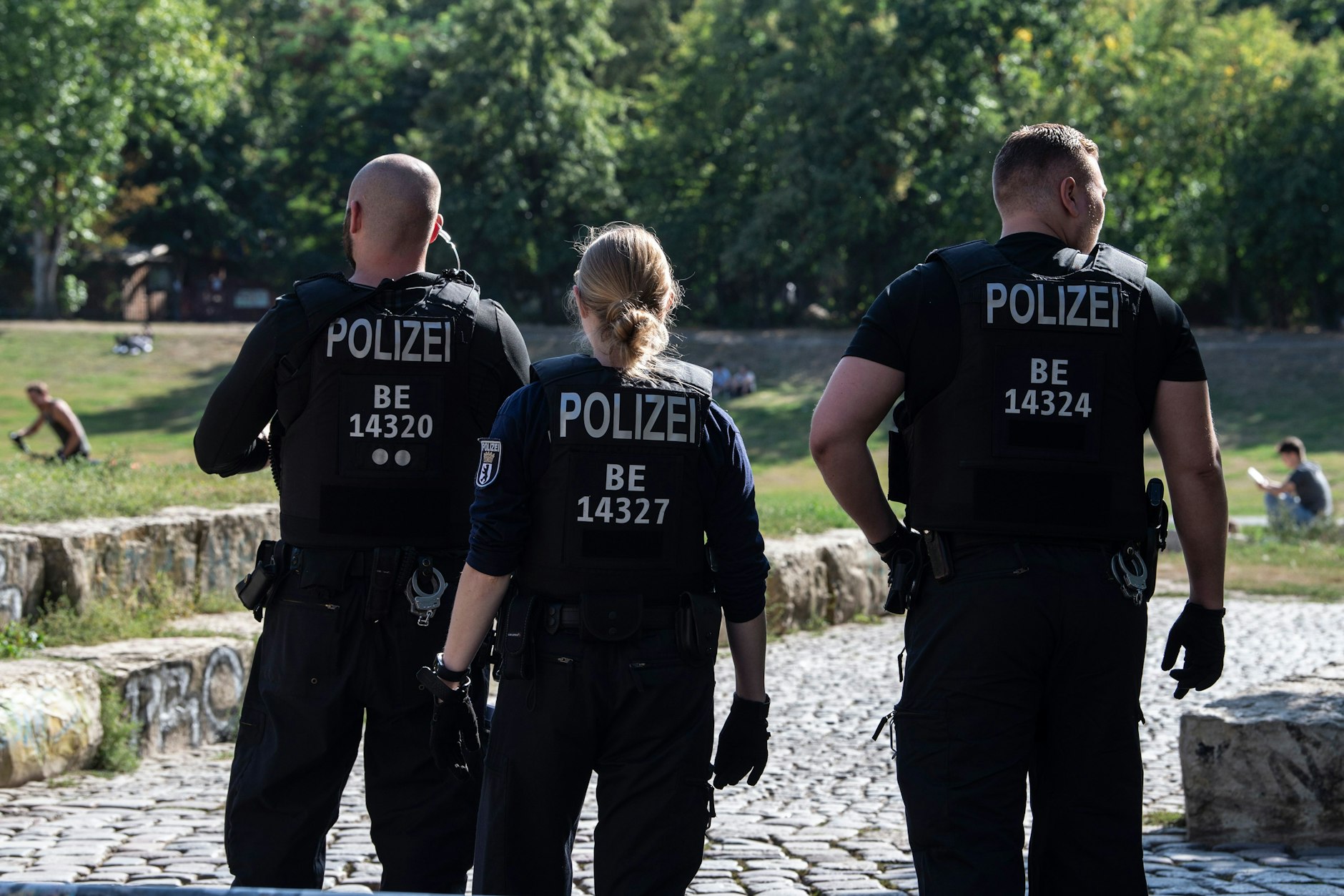 Polizisten im Görlitzer Park