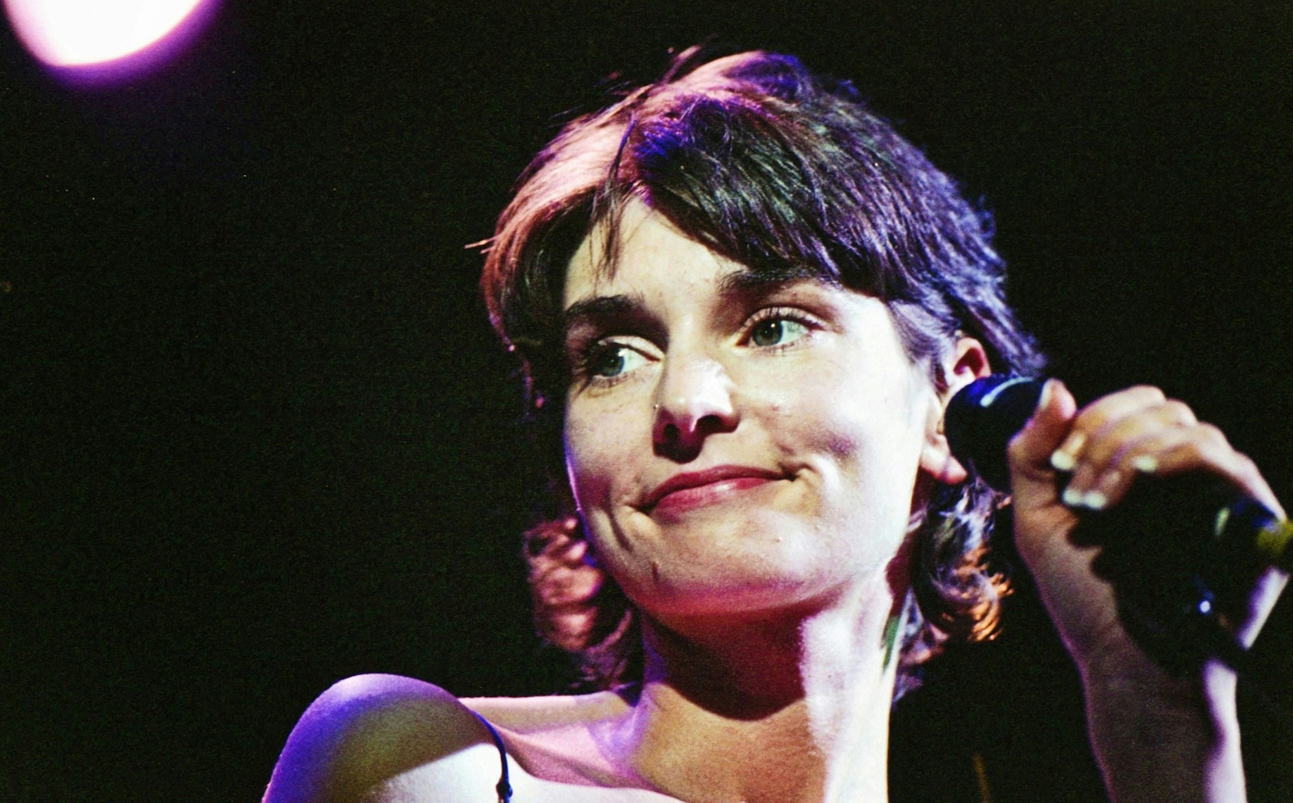 Sängerin und Aktivistin Sinead O'Connor bei Ihrer 1997 Tour in Kanada.