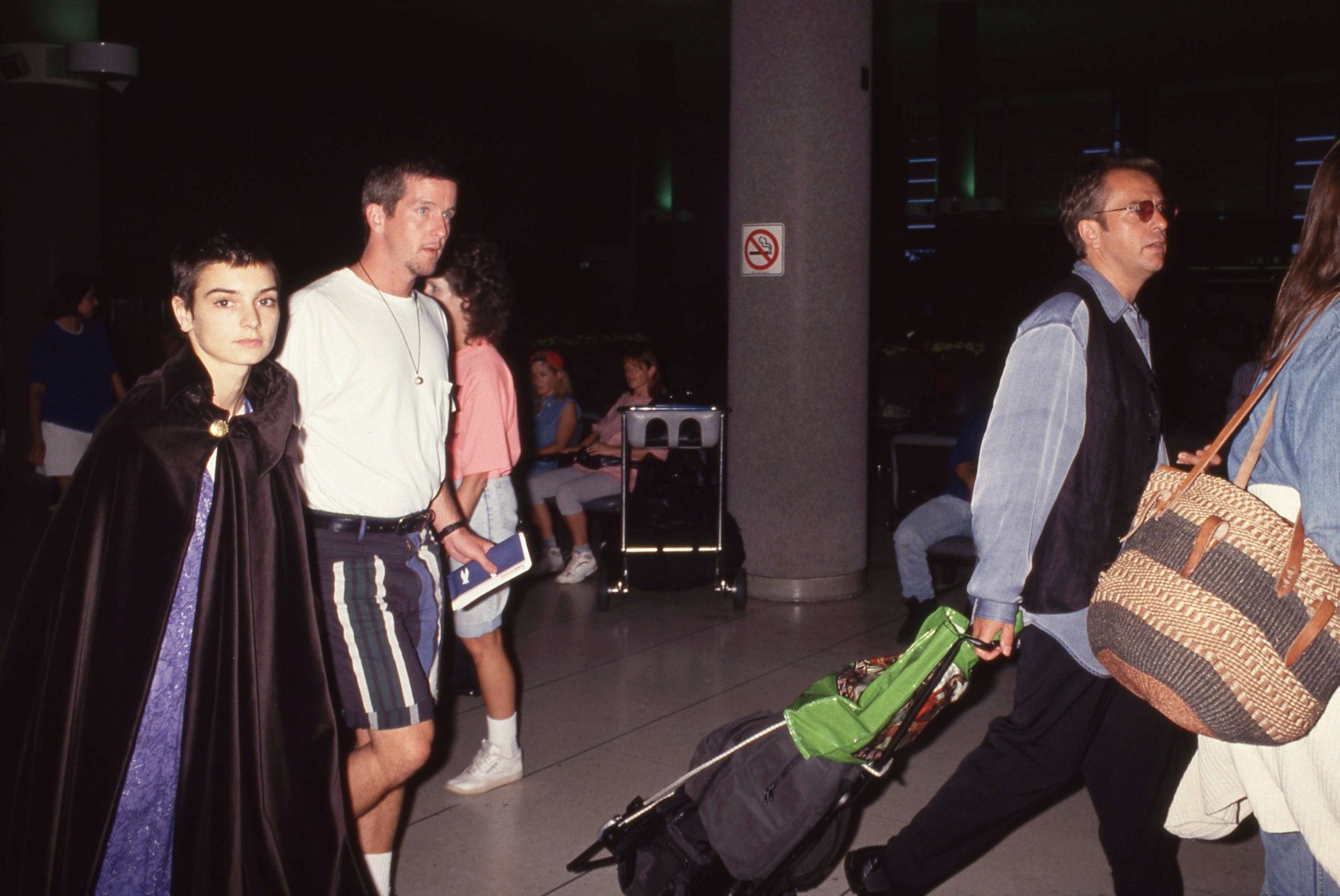 Sinead O'Connor mit Peter Gabriel im September 1993.