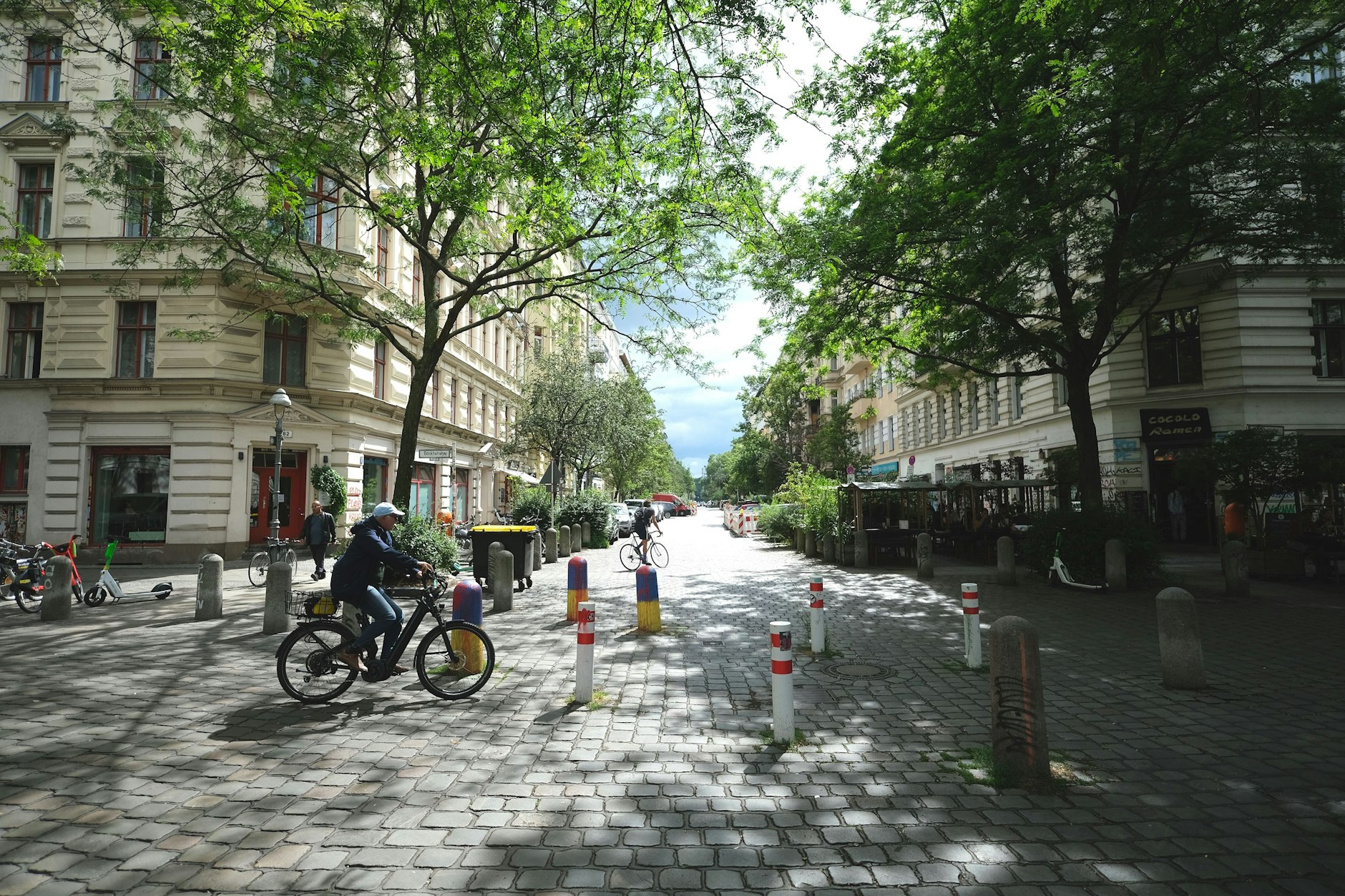 Der Graefekiez in Kreuzberg gehört zu den schönsten Wohnvierteln in Berlin. Ein Blick in die Böckhstraße, die zum Kerngebiet des Verkehrsprojekts gehört.