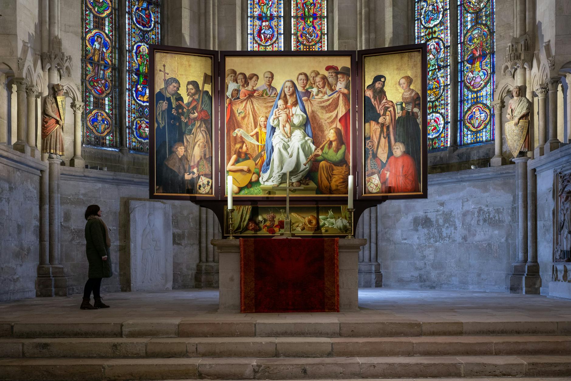 Der Triegel-Cranach-Marienaltar sorgte letztes Jahr fünf Monate lang für Besucherrekorde im Naumburger Dom.