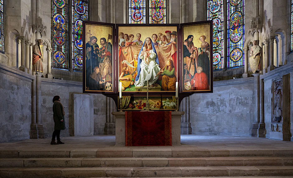 Der Triegel-Cranach-Marienaltar sorgte letztes Jahr fünf Monate lang&nbsp; für Besucherrekorde im Naumburger Dom.