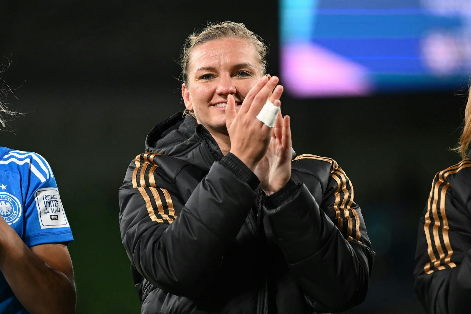 Deutschlands Alexandra Popp nach dem 6:0-Auftaktsieg gegen Marokko.