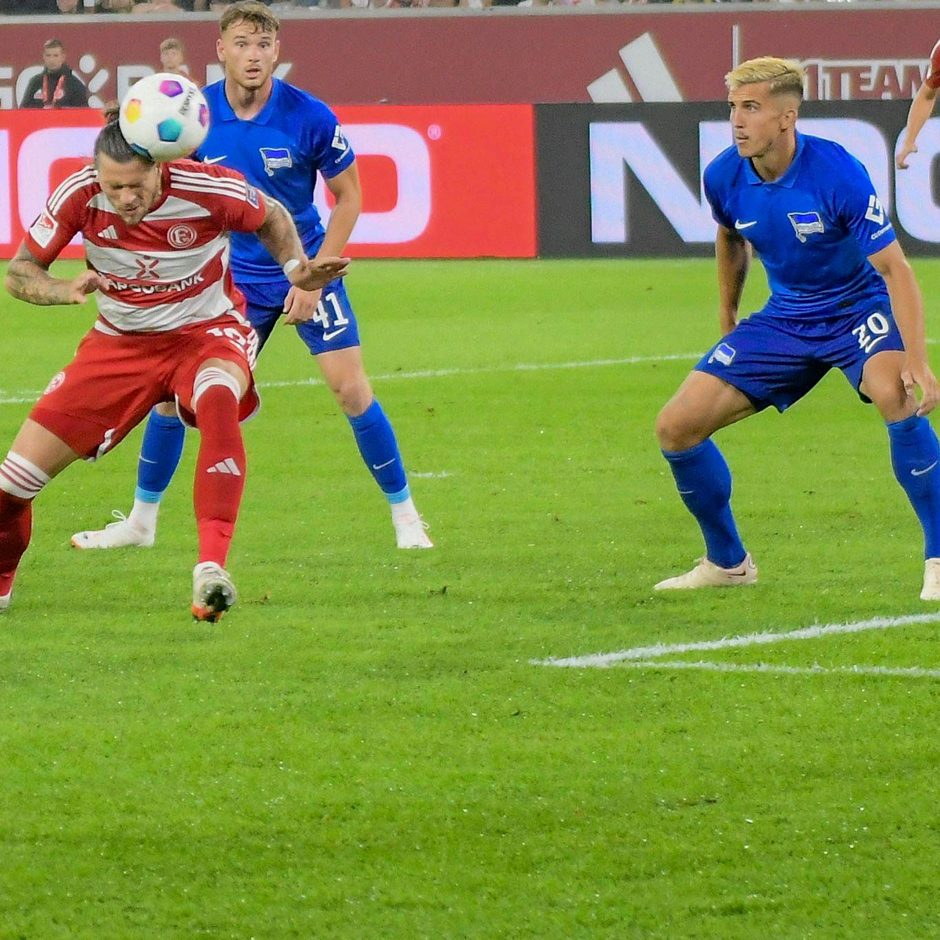 Hertha verliert 0:1 bei Fortuna, da können auch vier Dardais nichts machen