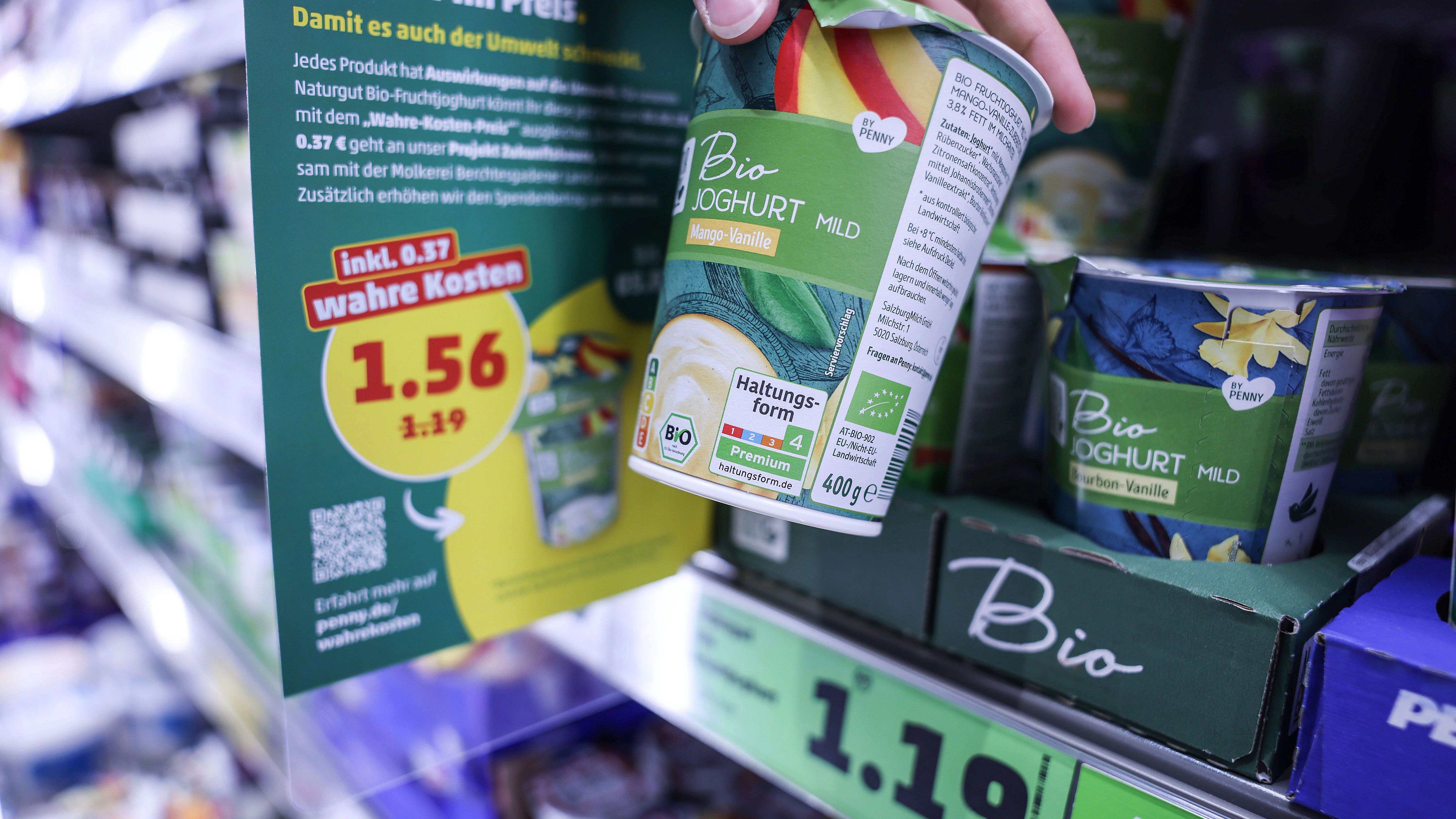 Preis-Schock bei Penny: Der Preis für Joghurt steigt von 1,19 Euro auf 1,56 Euro.