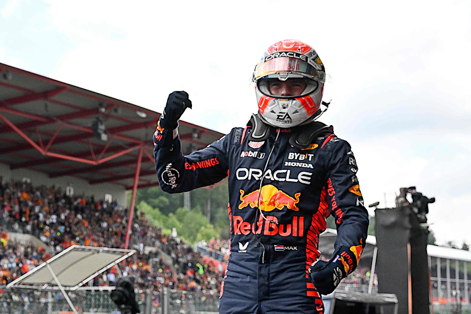 Gewohntes Bild: Max Verstappen mit der Siegerfaust