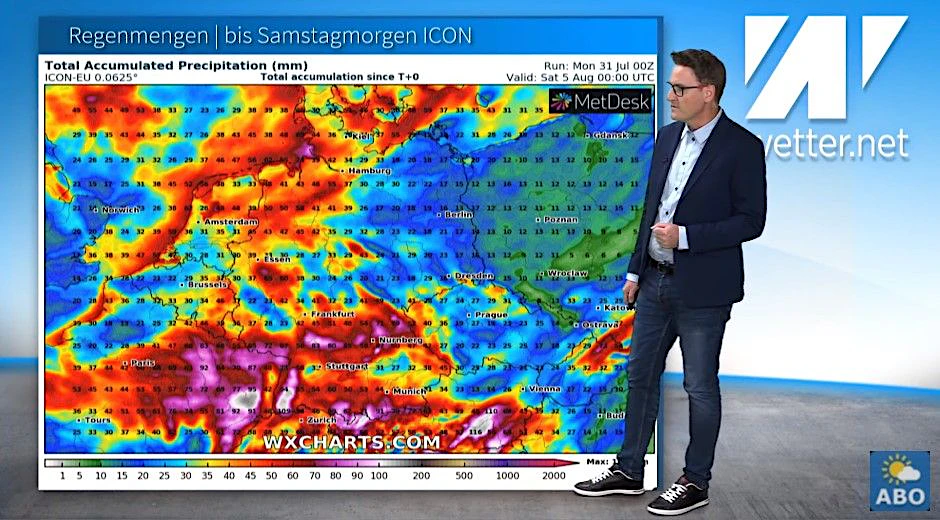 Laut Wetter-Experte Dominik Jung wird es in den kommenden Tagen und Wochen richtig nass.