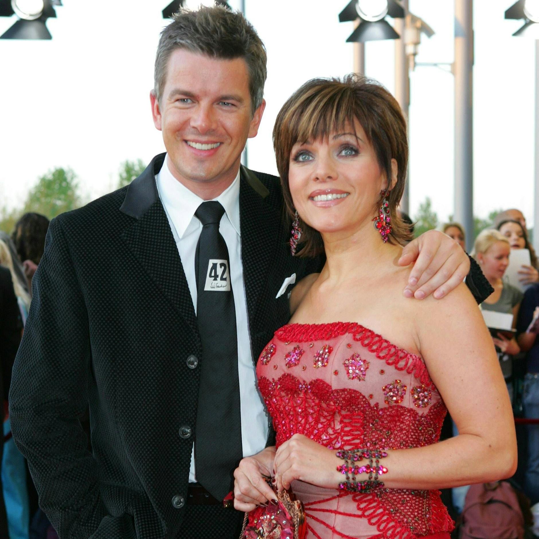 Markus Lanz und Birgit Schrowange im Jahr 2005