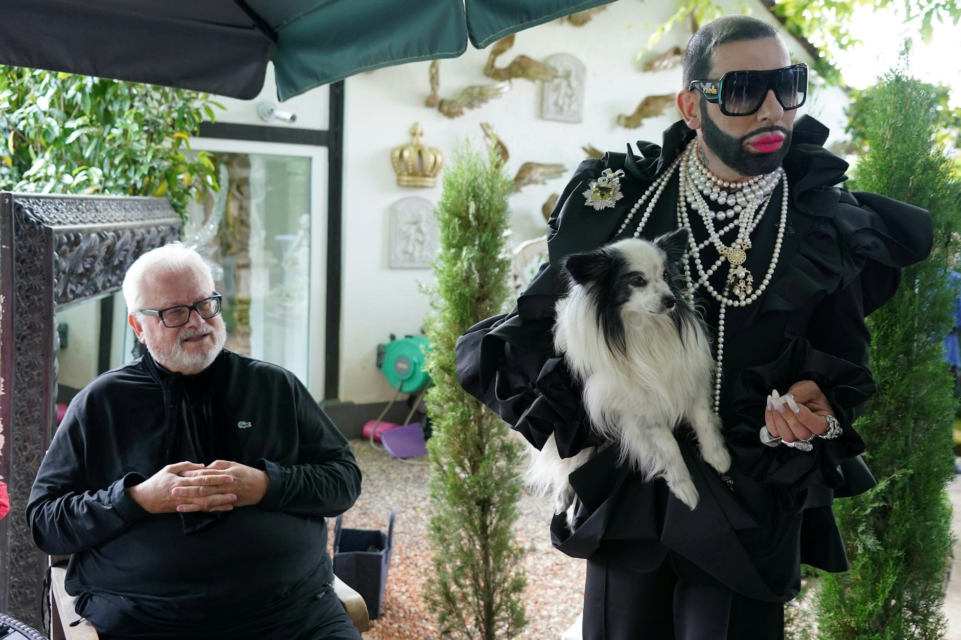 Gehen fortan getrennte Wege: Dieter Schroth und Gatte Harald Glööckler, hier im Mai 2022.