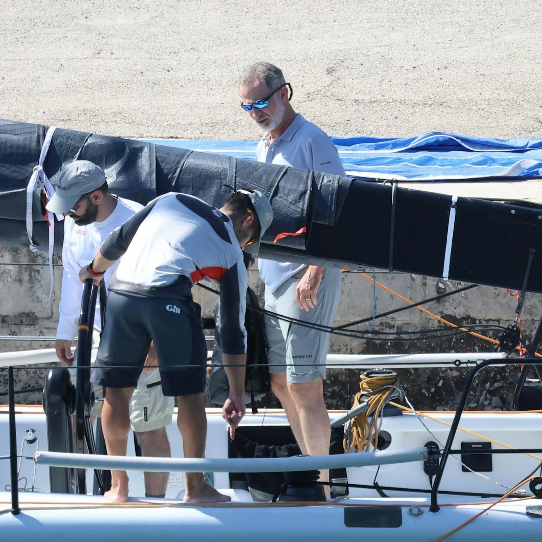 Image - König Felipe und Juan Carlos gehen segeln - getrennt