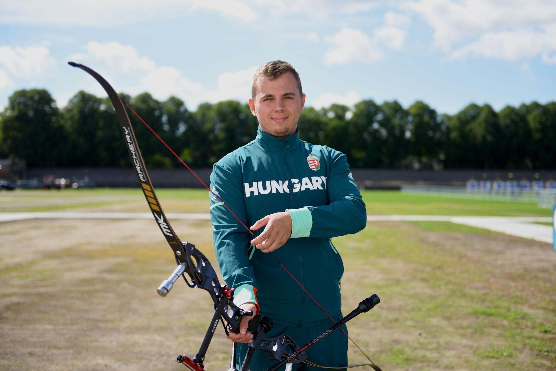 Der ungarische Bogenschütze Mátyás László Balogh vertritt als einziger Athlet sein Land bei der WM in Berlin.