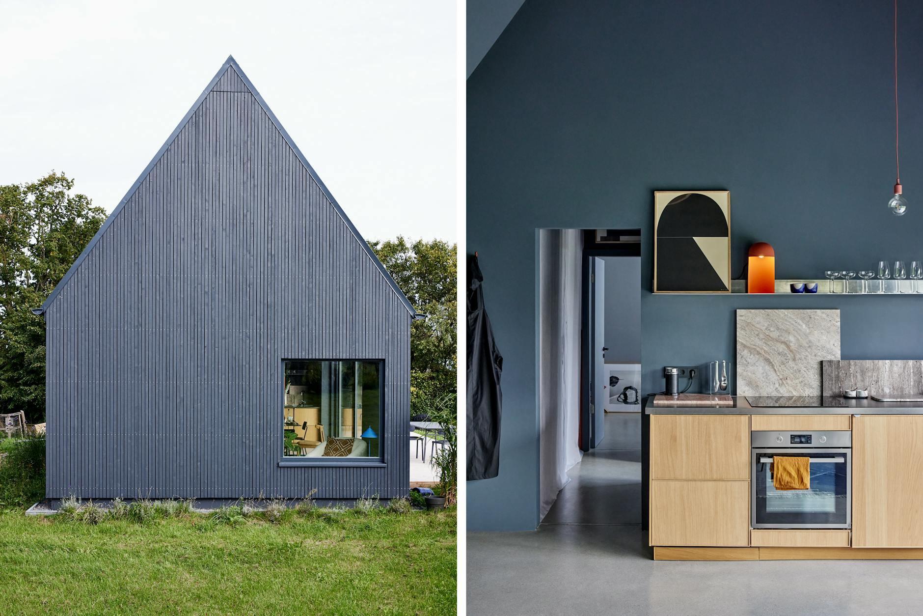 Fremdkörper mit einem Spitzdach, das sich bedrohlich in den Brandenburger Himmel bohrt.