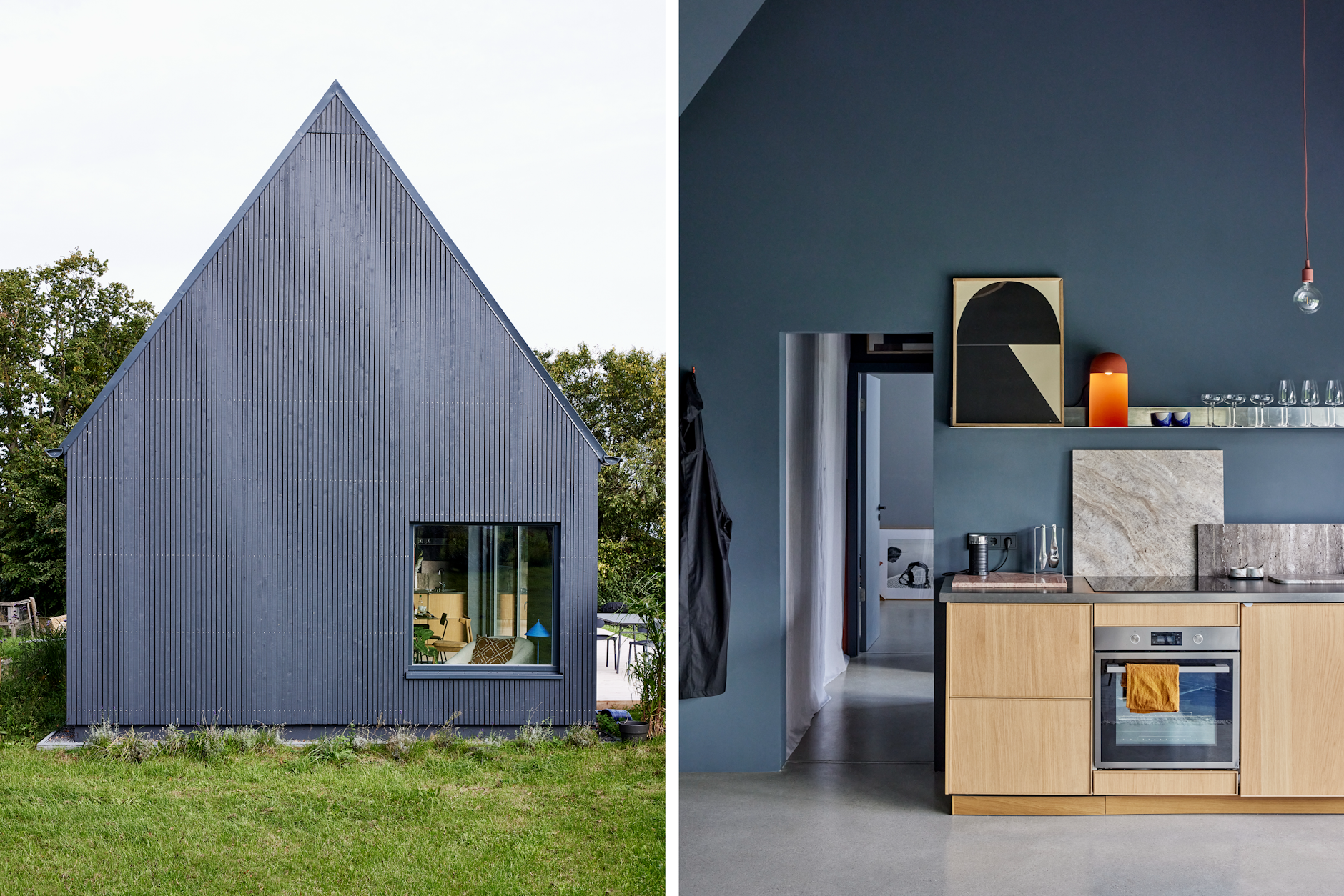 Fremdkörper mit einem Spitzdach, das sich bedrohlich in den Brandenburger Himmel bohrt.