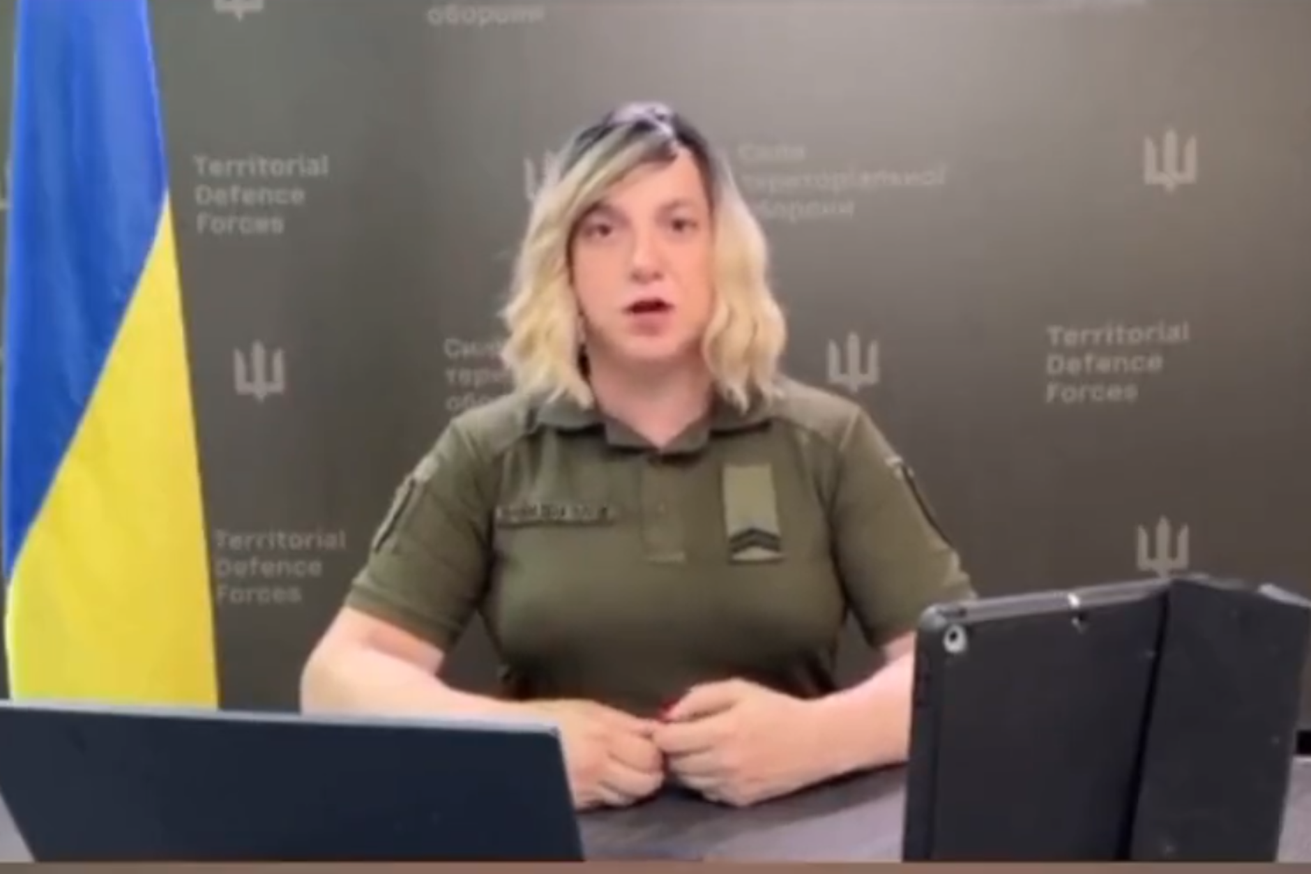 Sarah Ashton-Cirillo ist zu einer der Sprecherinnen der ukrainischen Streitkräfte ernannt worden.