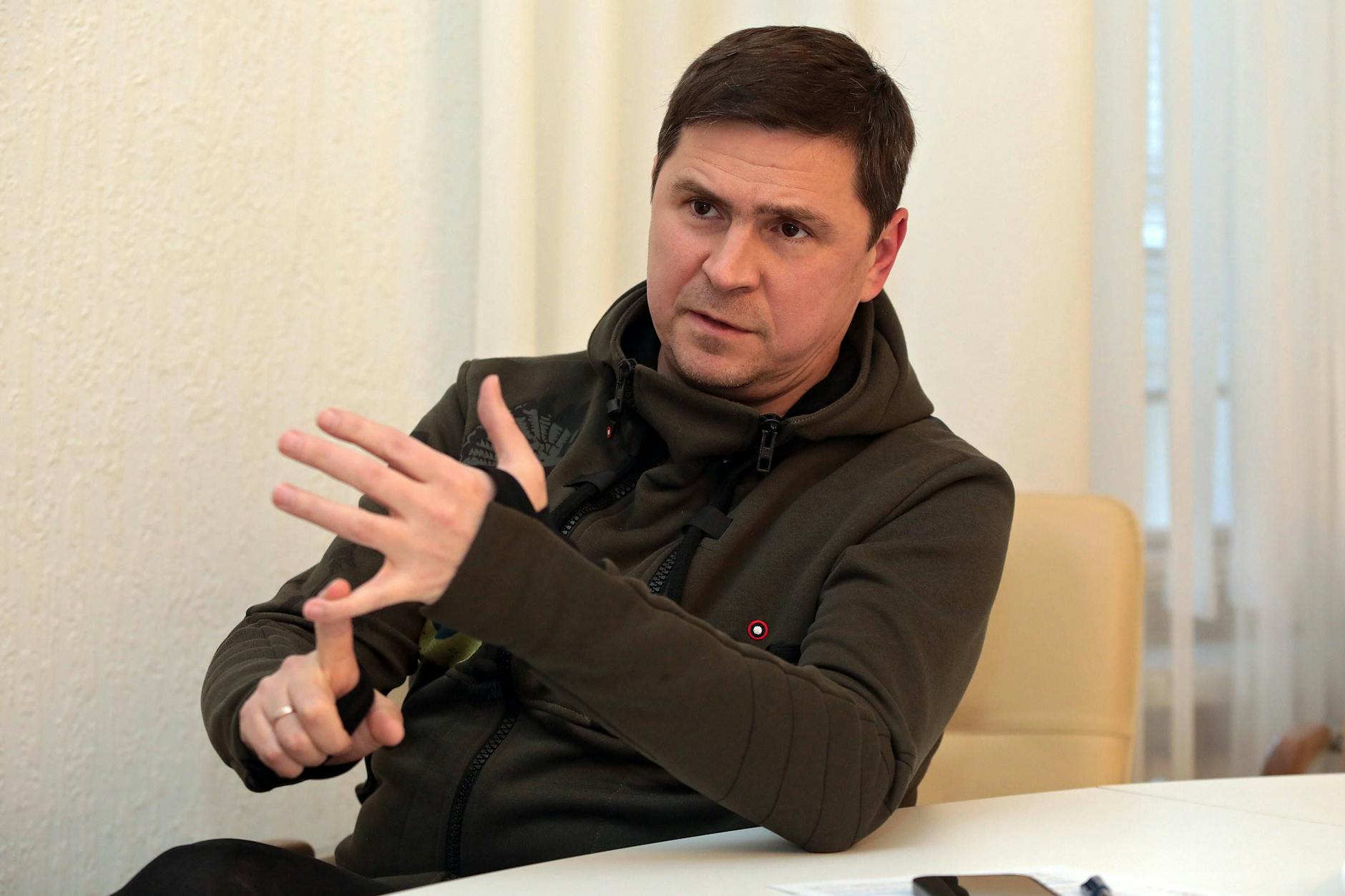 Michailo Podoljak, Berater des ukrainischen Präsidenten. 