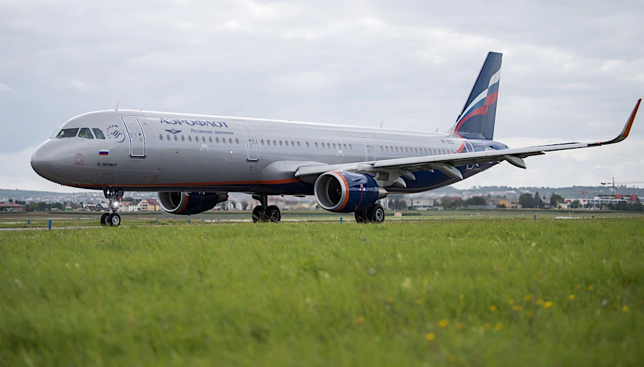 Maschinen der Fluggesellschaft Aeroflot sind nach dem russischen Angriff auf die Ukraine auf der schwarzen Liste der EU gelandet.