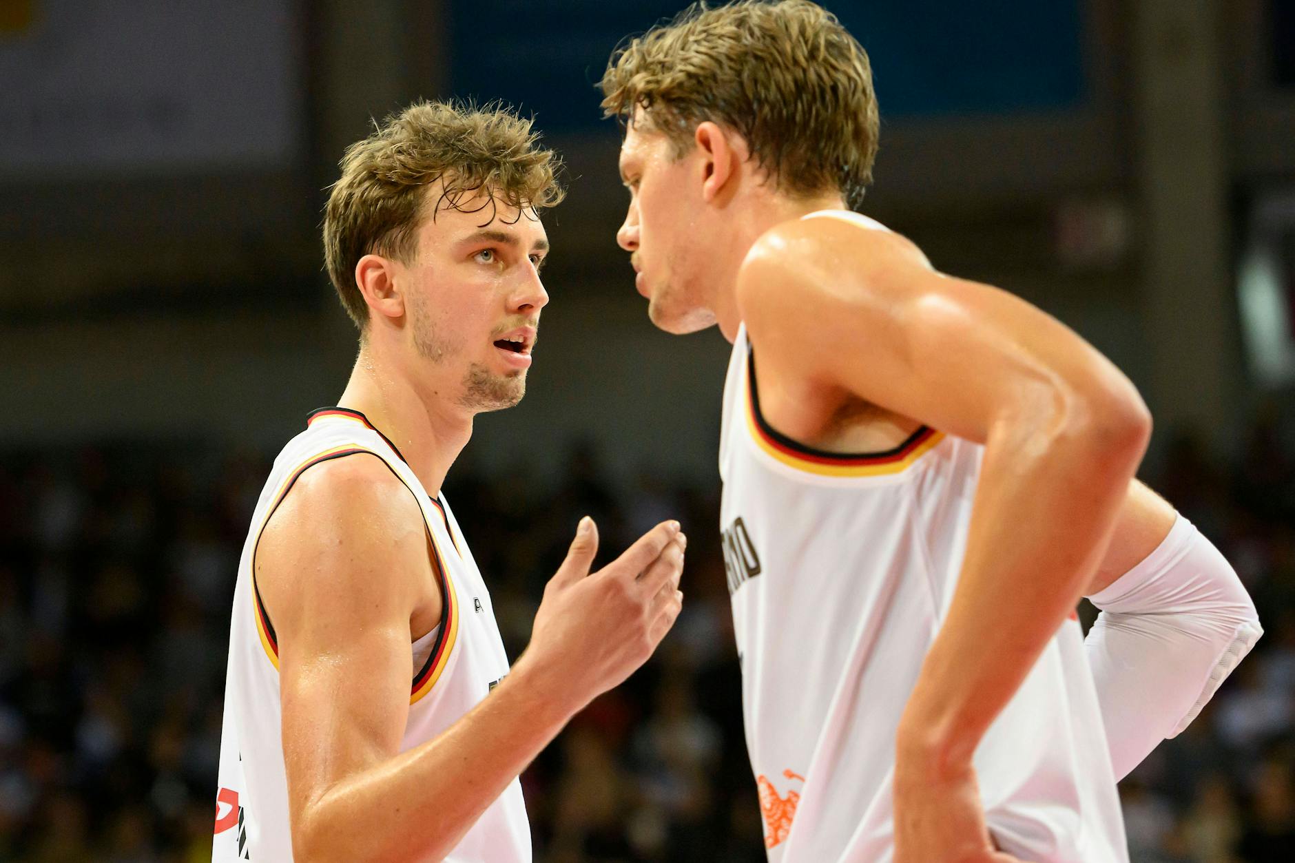 Franz und Moritz Wagner (v.l.) standen in Bonn zum ersten Mal zusammen auf dem Feld und bestreiten am Mittwoch in Berlin ihr besonderes Heimspiel.