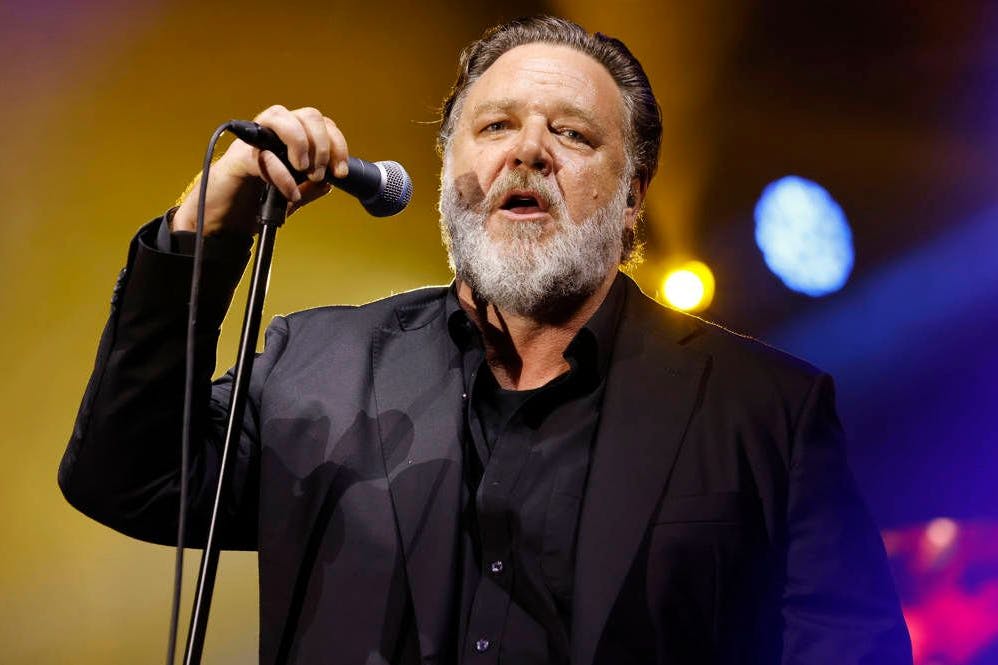 Russell Crowe ist auf Europatournee.