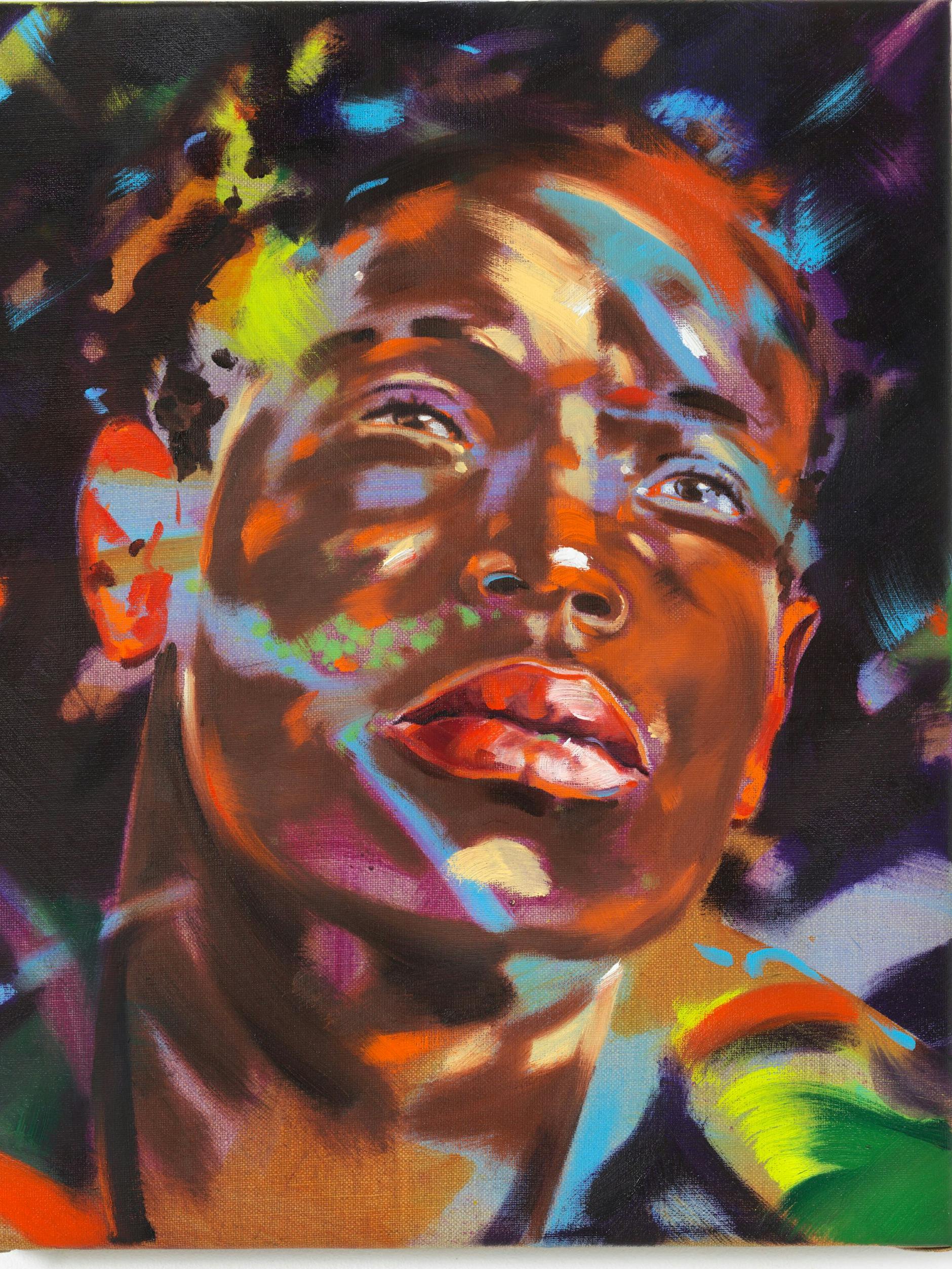 „Queero“, 2023, Öl/Lw.