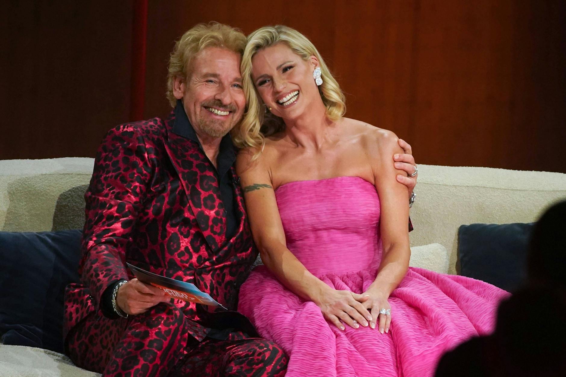 Michelle Hunziker wird nicht bei der letzten Ausgabe von „Wetten, dass ..?“ mit Thomas Gottschalk dabei sein.