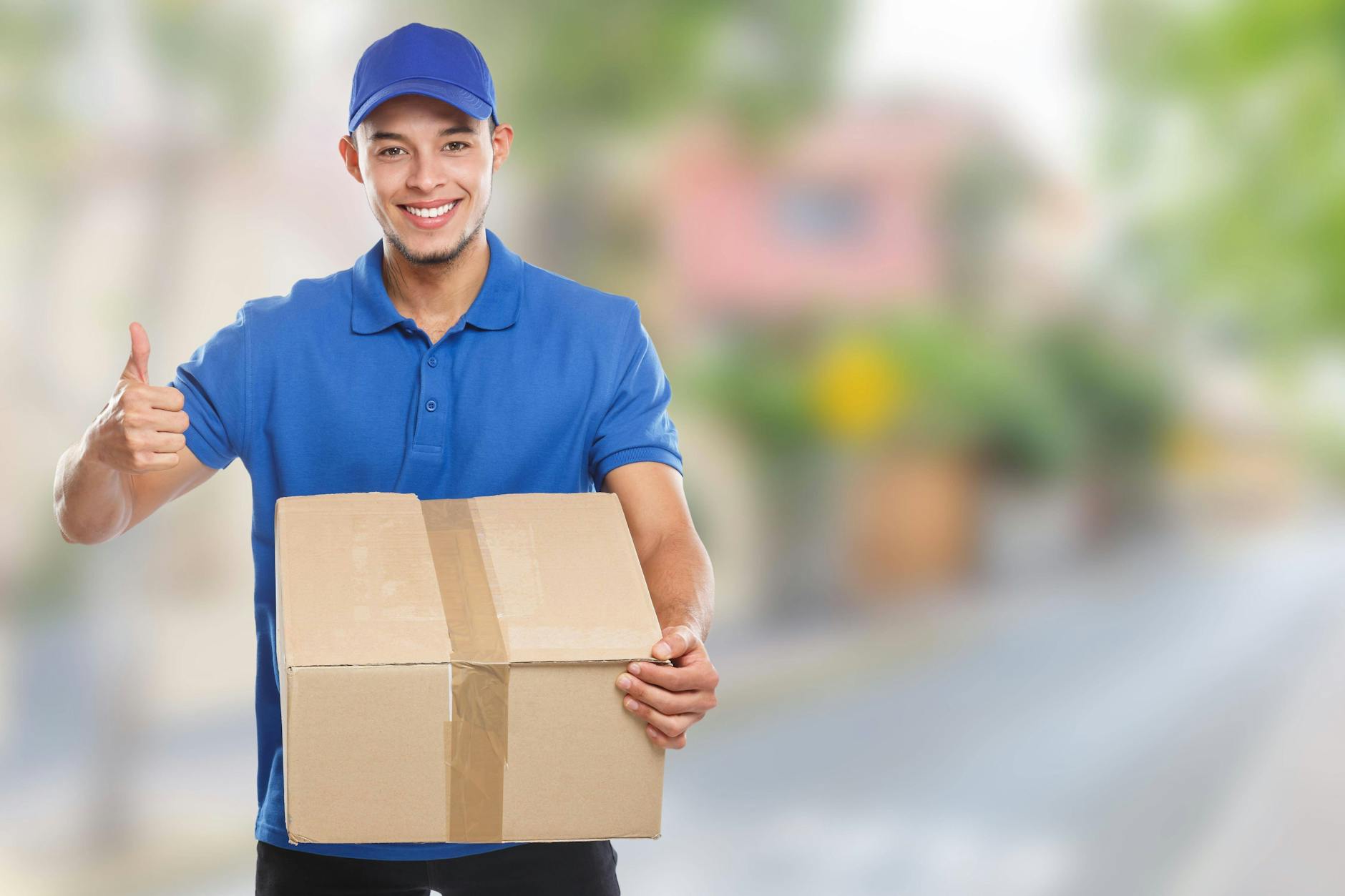 So stellt man sich einen Paketboten vor. Die Realität sieht jedoch anders aus. 