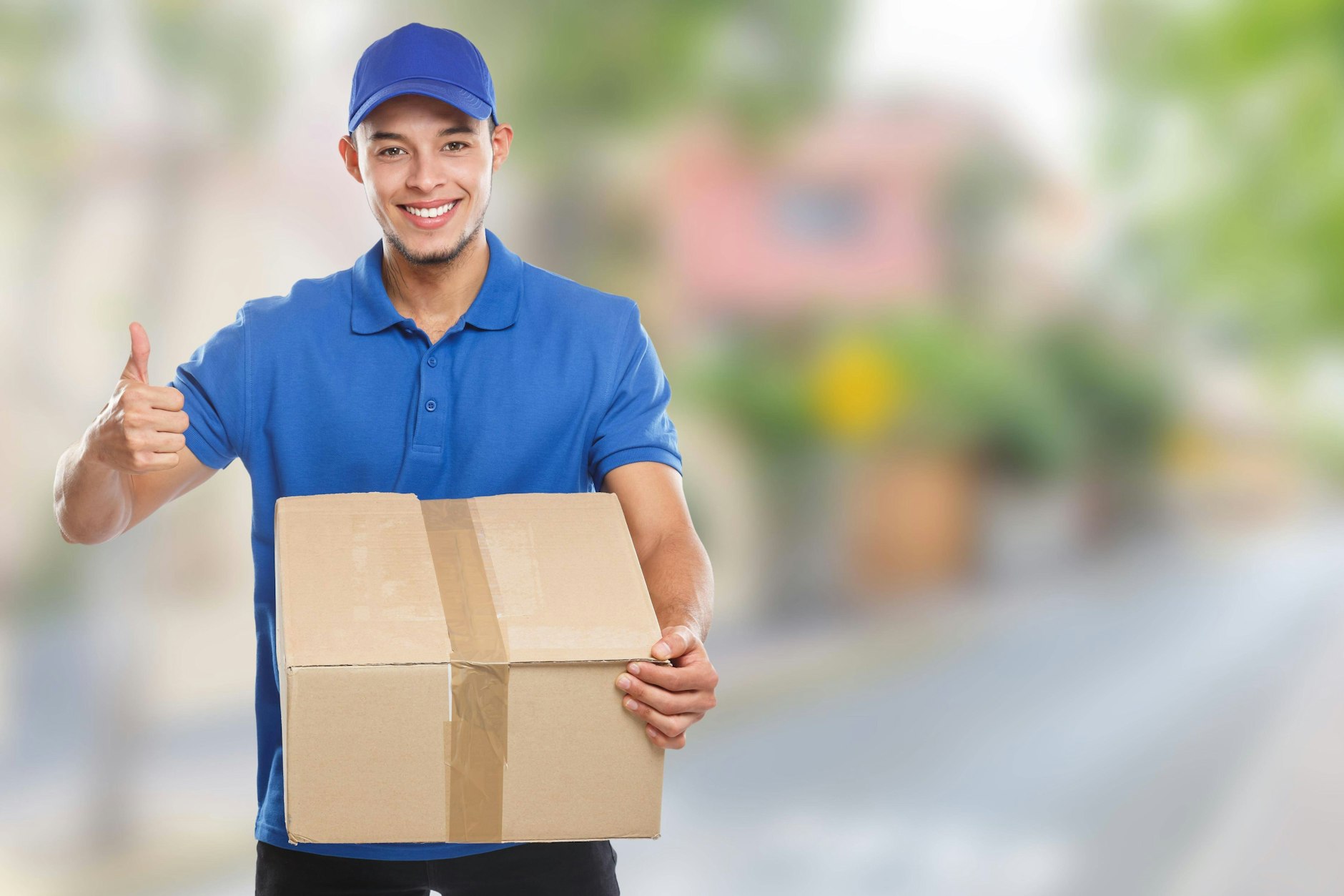 So stellt man sich einen Paketboten vor. Die Realität sieht jedoch anders aus.&nbsp;