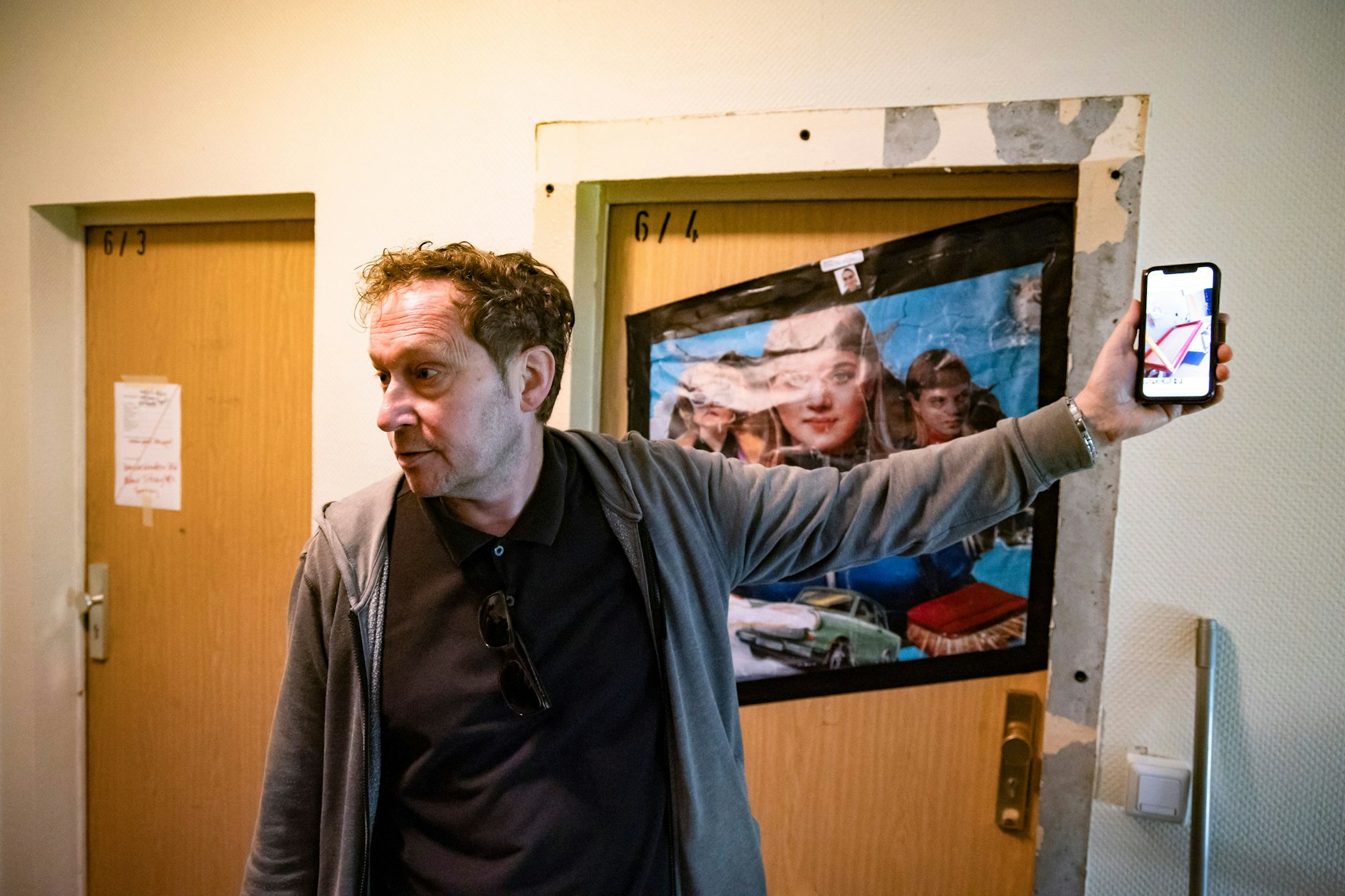 Ausgesperrt: Daniel Diekmann lebt seit 18 Jahren in der Habersaathstraße 40–48.