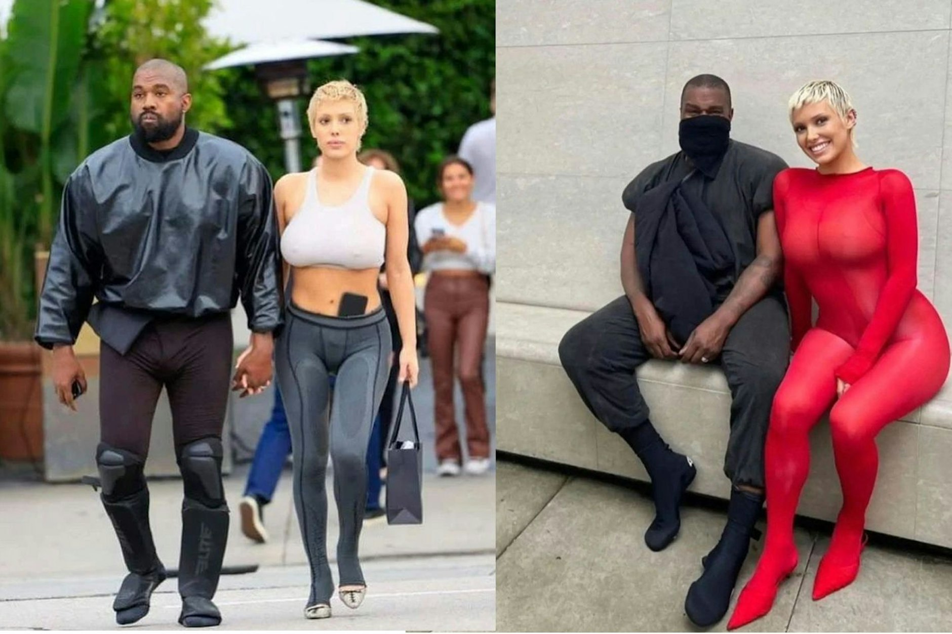 Tampoco mostrar buen gusto en otros países: Kanye West y Bianca Censori