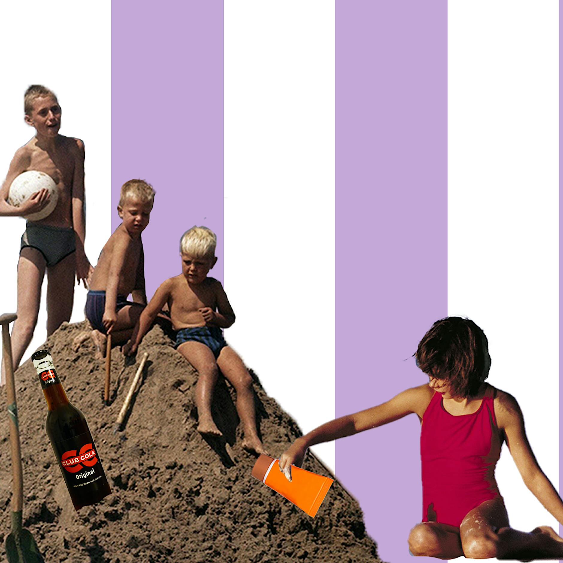 Ferienerinnerung: Wie wir an der Ostsee die Strandburg schmückten