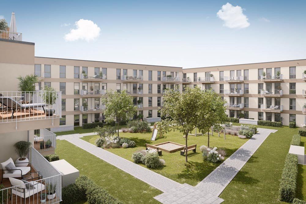 Der Baubeginn für das Projekt „Bergfelde Living“ ist schon erfolgt. Insgesamt 70 Eigentumswohnungen sind hier laut Project Immobilien geplant.