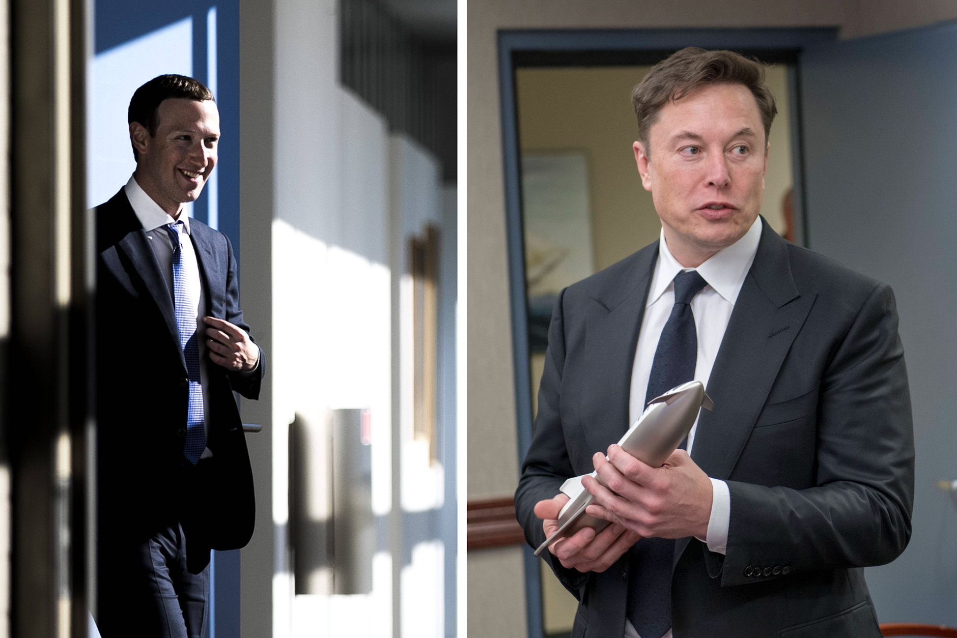 Kampf der Tech-Giganten: Schlagen Mark Zuckerberg (links) und Elon Musk bald richtig zu?