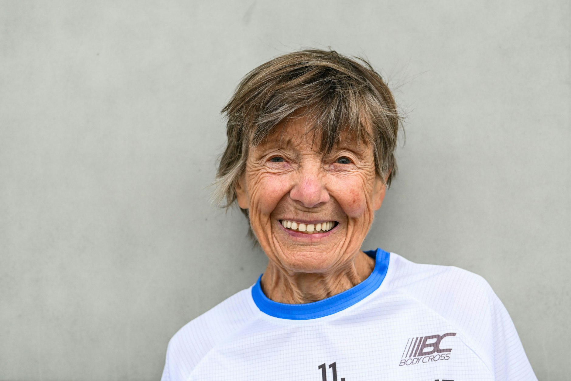 Sigrid Eichner (83) lacht, wenn sie vom Laufen erzählt.