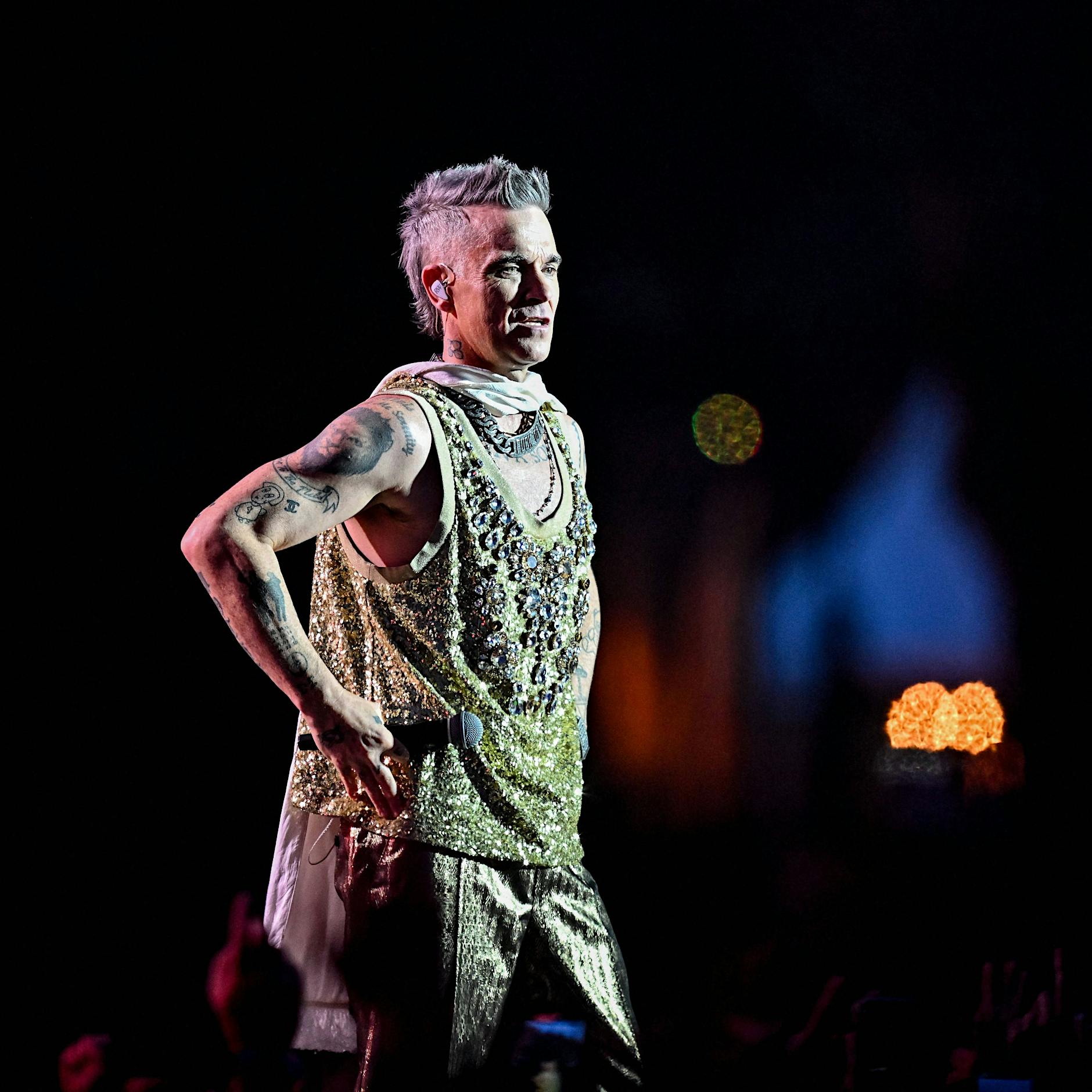 Frau von Robbie Williams postet Nacktfoto von ihm: Warum der Fall so brisant ist