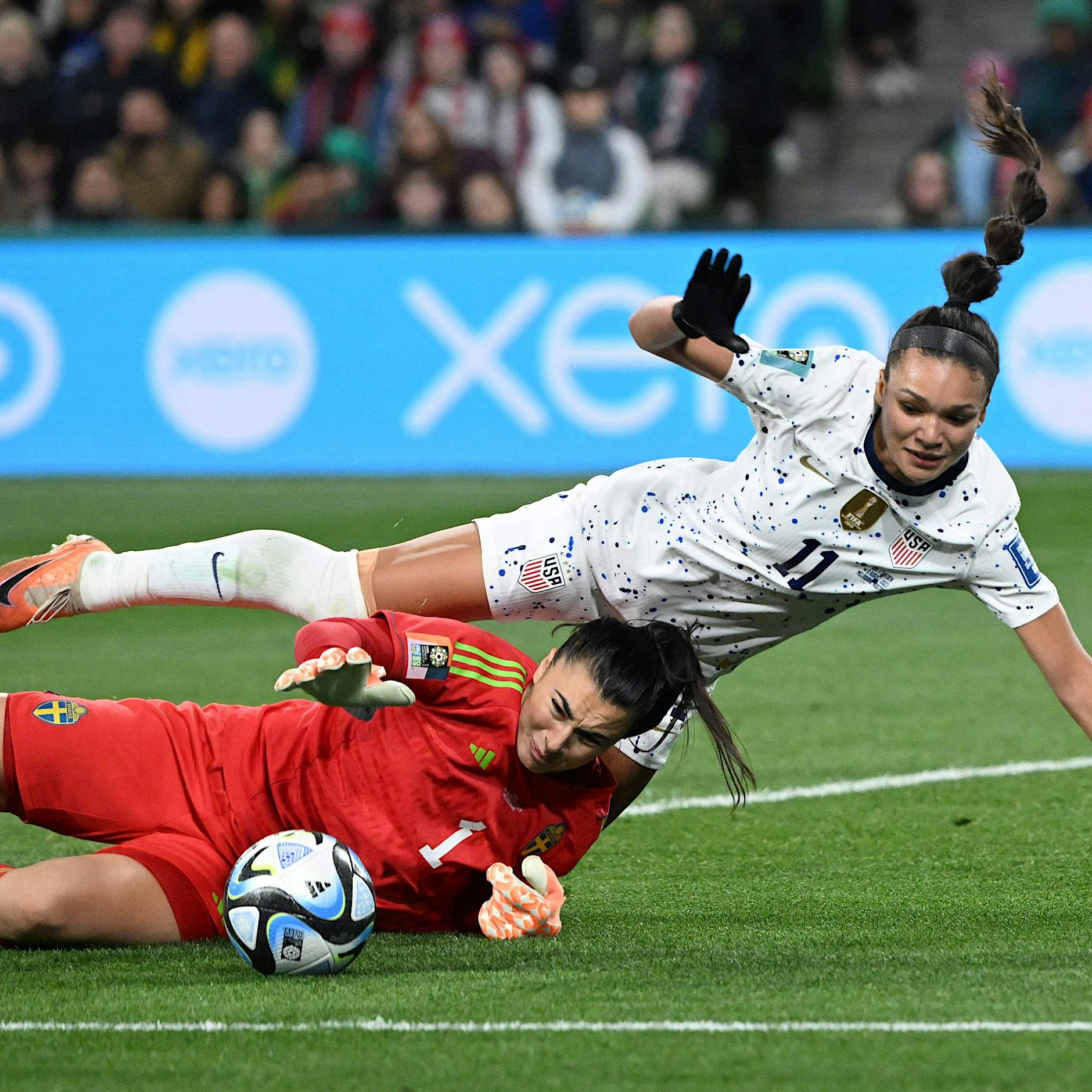 Schwedens Nationaltorhüterin Zecira Musovic schreibt ein berührendes Kapitel