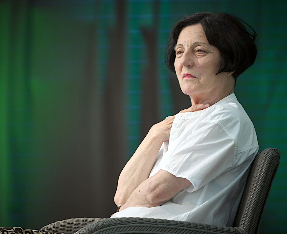 Herta Müller, Literaturnobelpreisträgerin aus Berlin, fotografiert im Schloss Neuhardenberg