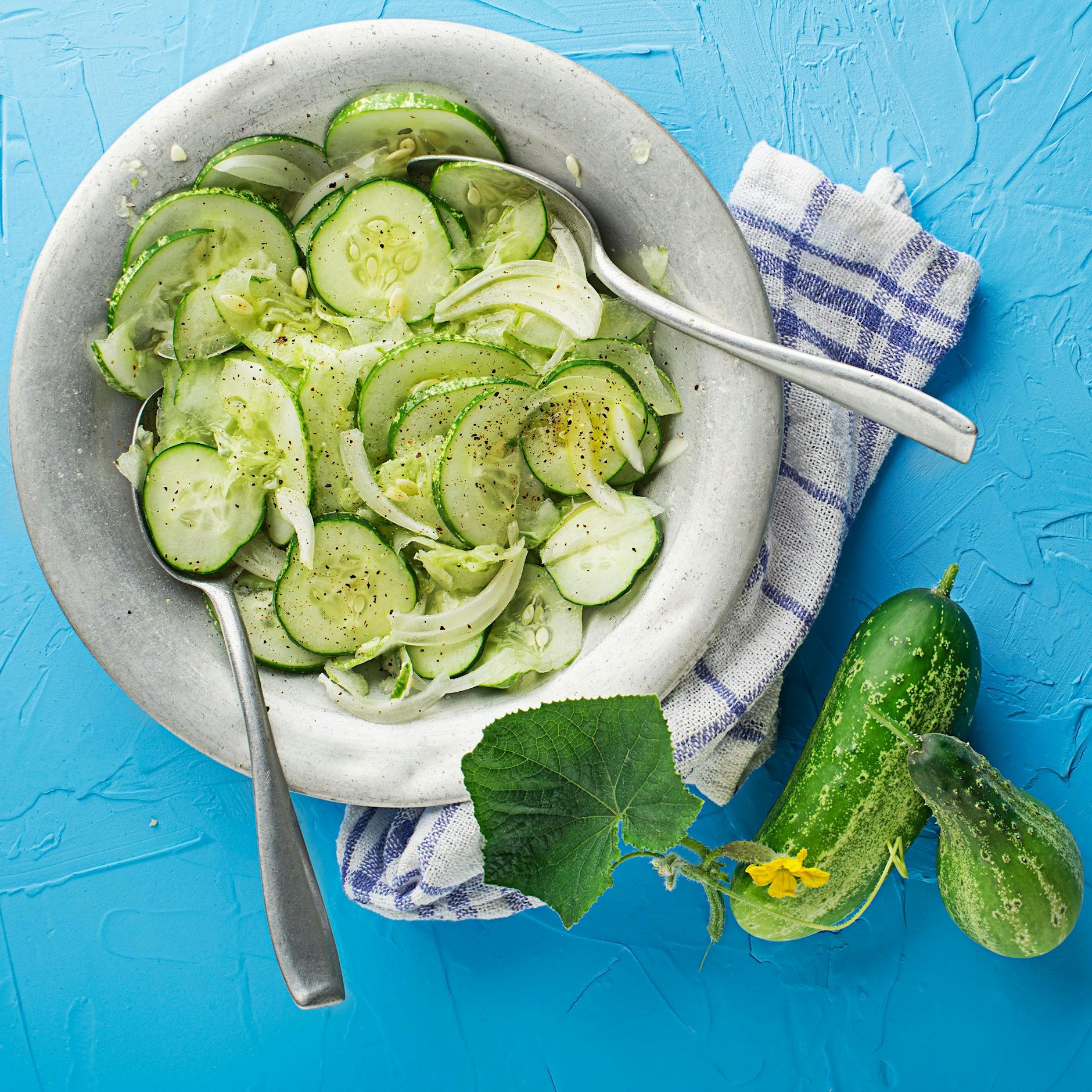 DDR-Gurkensalat: Frisch und ideal für den Sommer